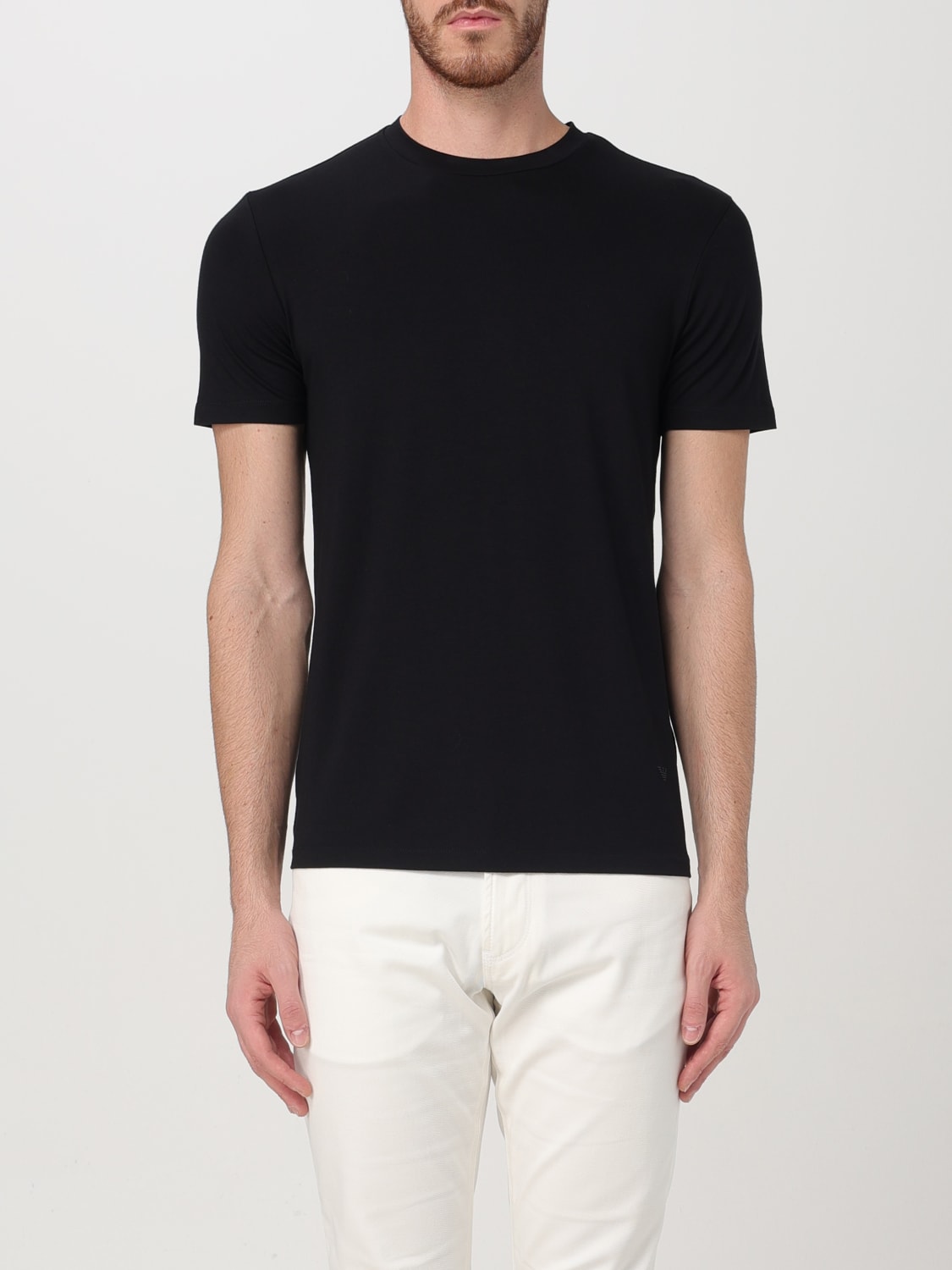 Giglio T-shirt Emporio Armani in jersey stretch