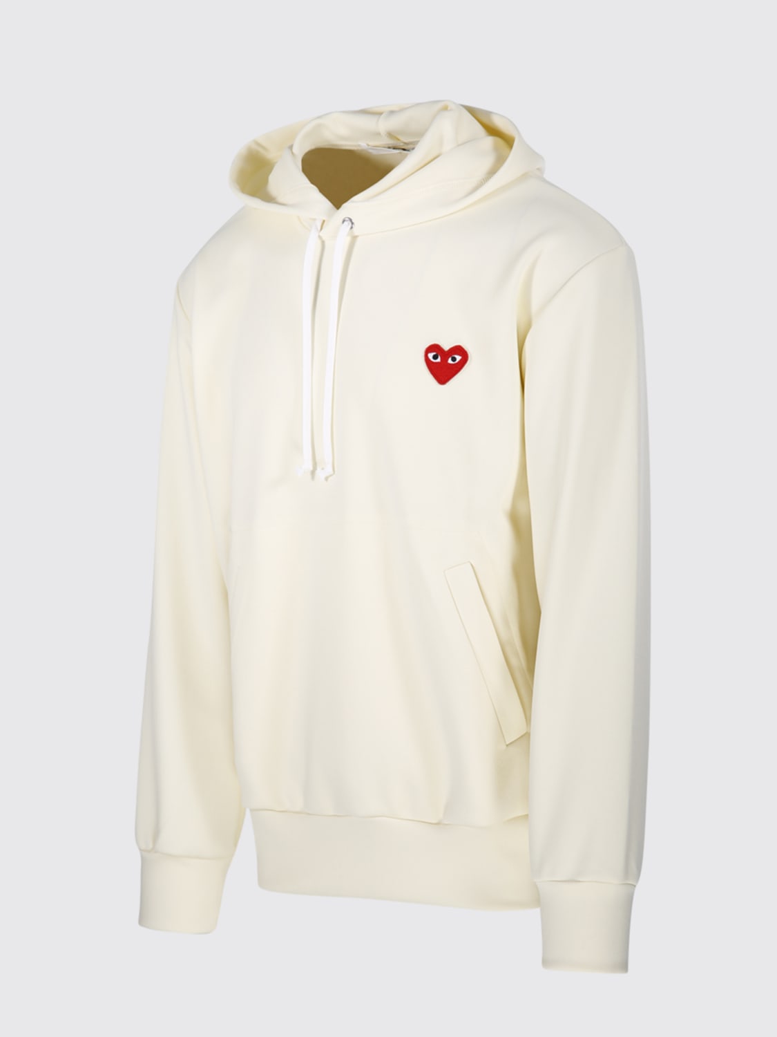 COMME DES GARÇONS PLAY SWEATSHIRT: Sweatshirt men Comme Des Garçons Play, Ivory - Img 3