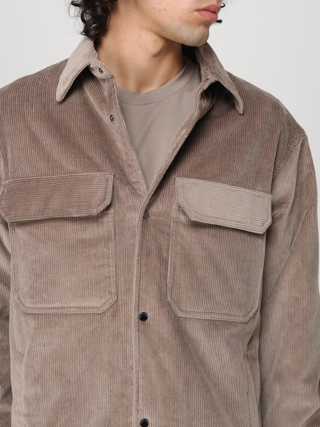 EMPORIO ARMANI Giubbotto in velluto a coste Fumo Giacca Emporio Armani 6D1CN01NUCZ online su GIGLIO.COM