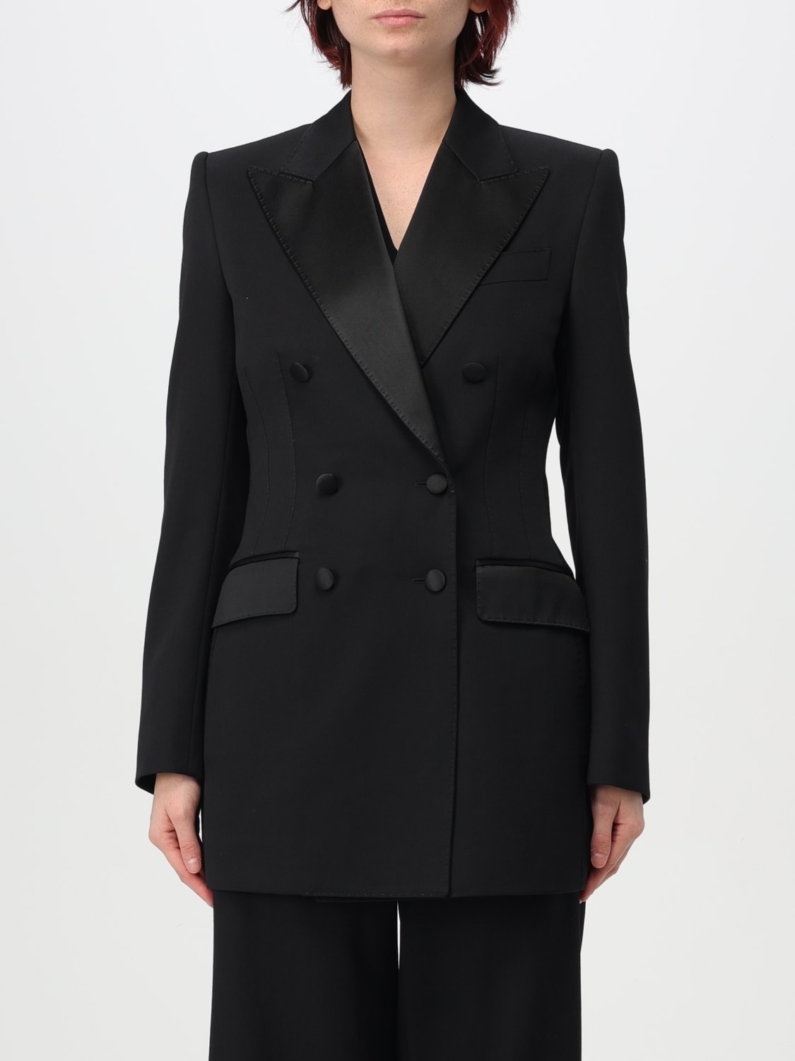 DOLCE & GABBANA JACKET: Dolce & Gabbana women's blazer, Black - Img 1