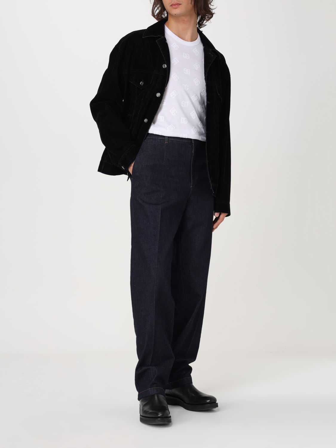 DOLCE & GABBANA JACKET: Coat men Dolce & Gabbana, Black - Img 2