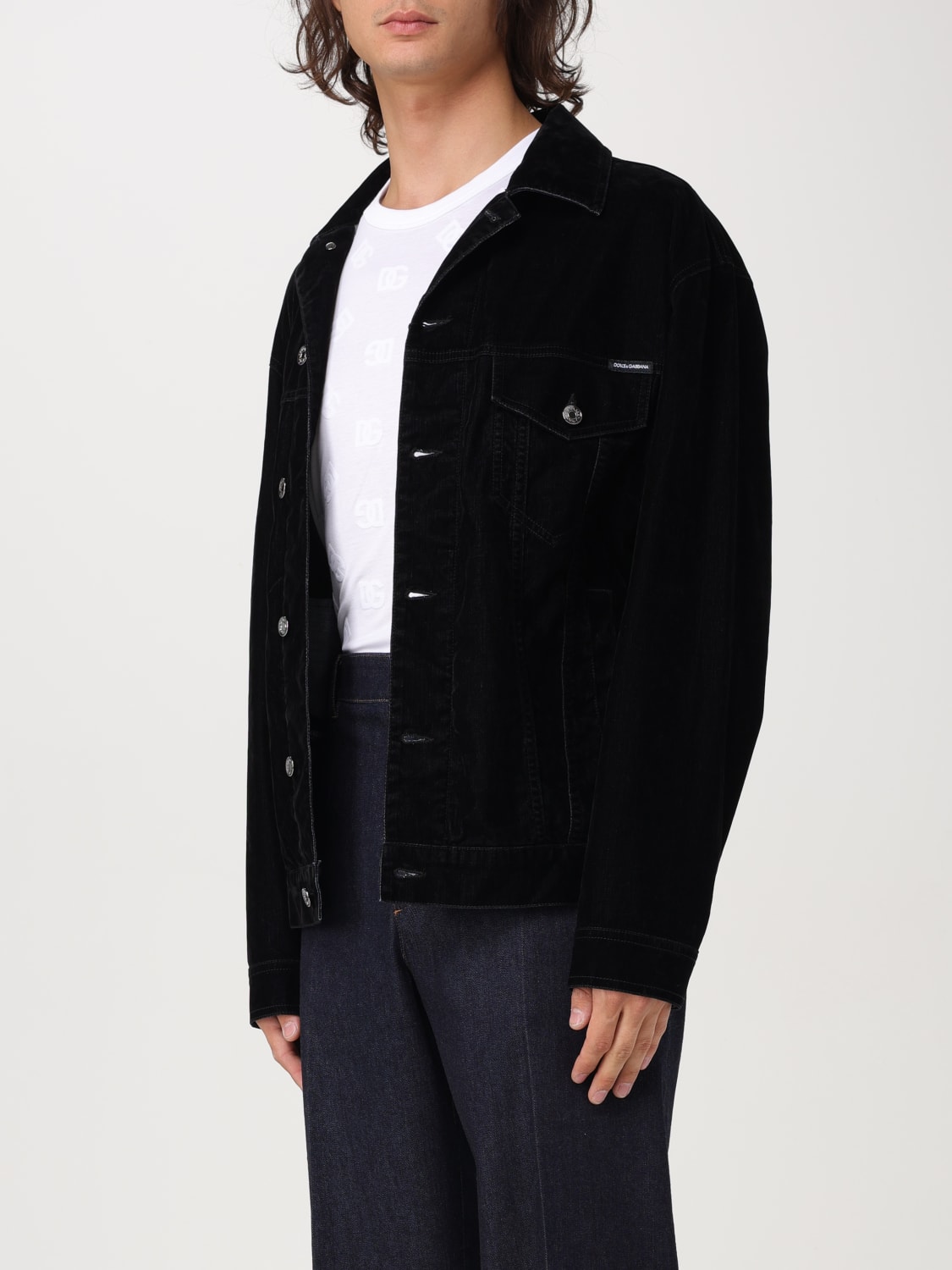 DOLCE & GABBANA JACKET: Coat men Dolce & Gabbana, Black - Img 4