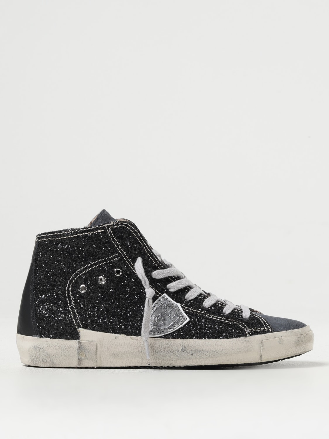 Giglio Sneakers PRHD Philippe Model in pelle e glitter effetto used