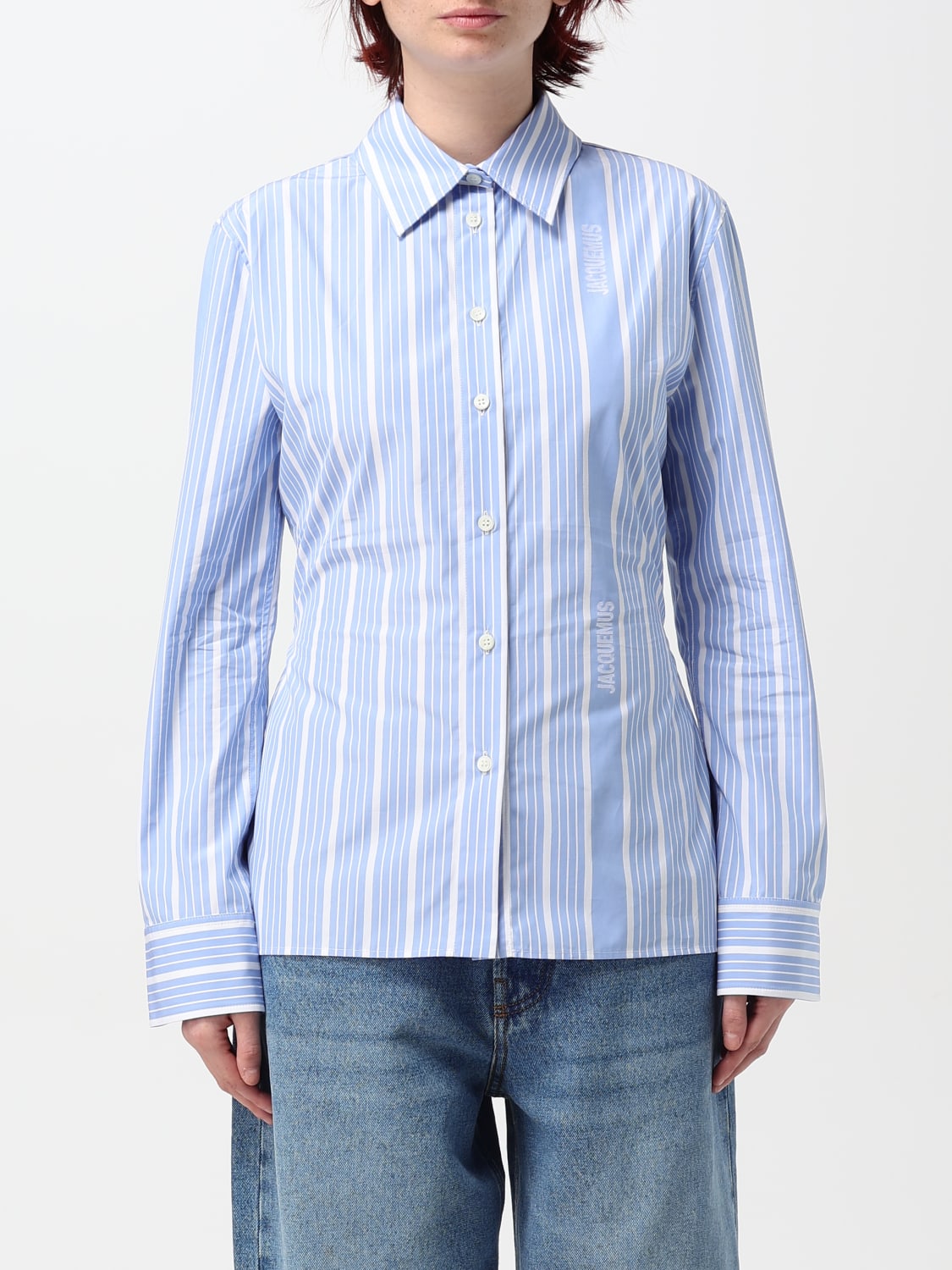 JACQUEMUS SHIRT: Top woman Jacquemus, Blue - Img 1