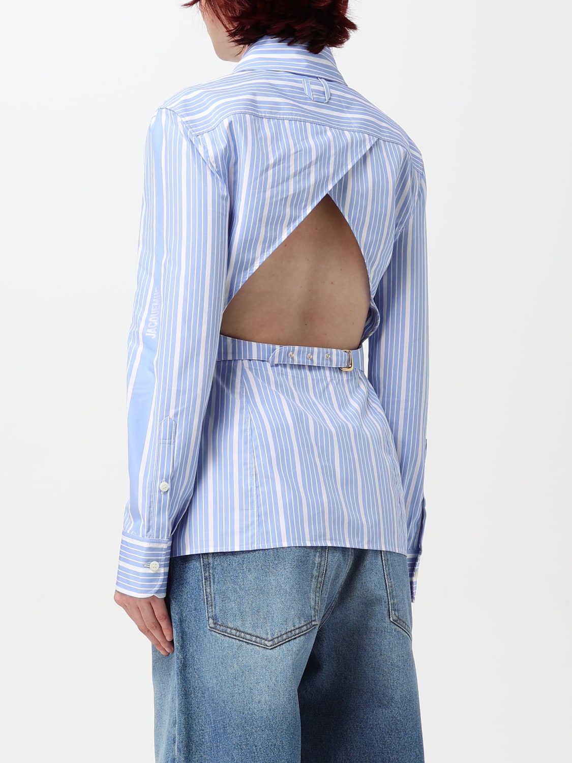 JACQUEMUS SHIRT: Top woman Jacquemus, Blue - Img 3