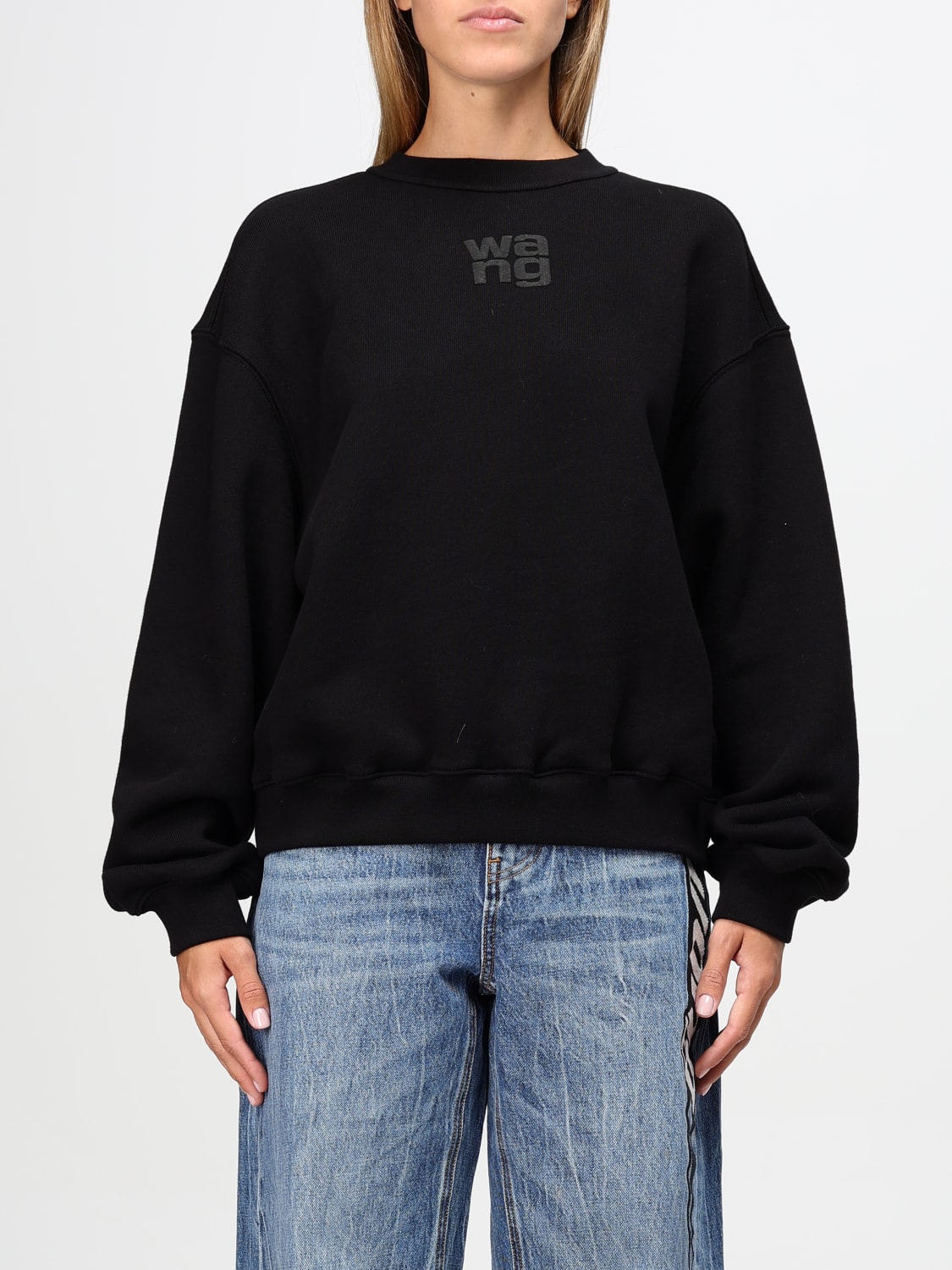 ALEXANDER WANG SWEATSHIRT: Sweatshirt damen Alexander Wang, Schwarz - Img 1