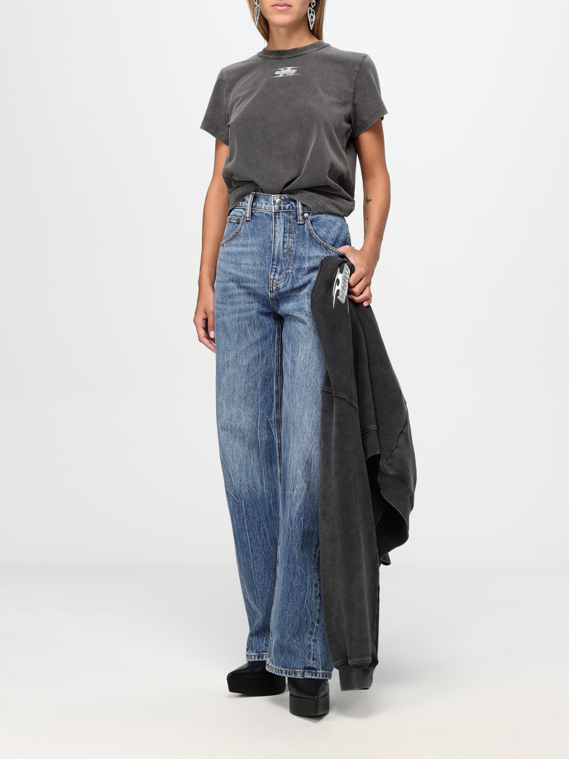 ALEXANDER WANG JEANS: Jeans woman Alexander Wang, Indigo - Img 2