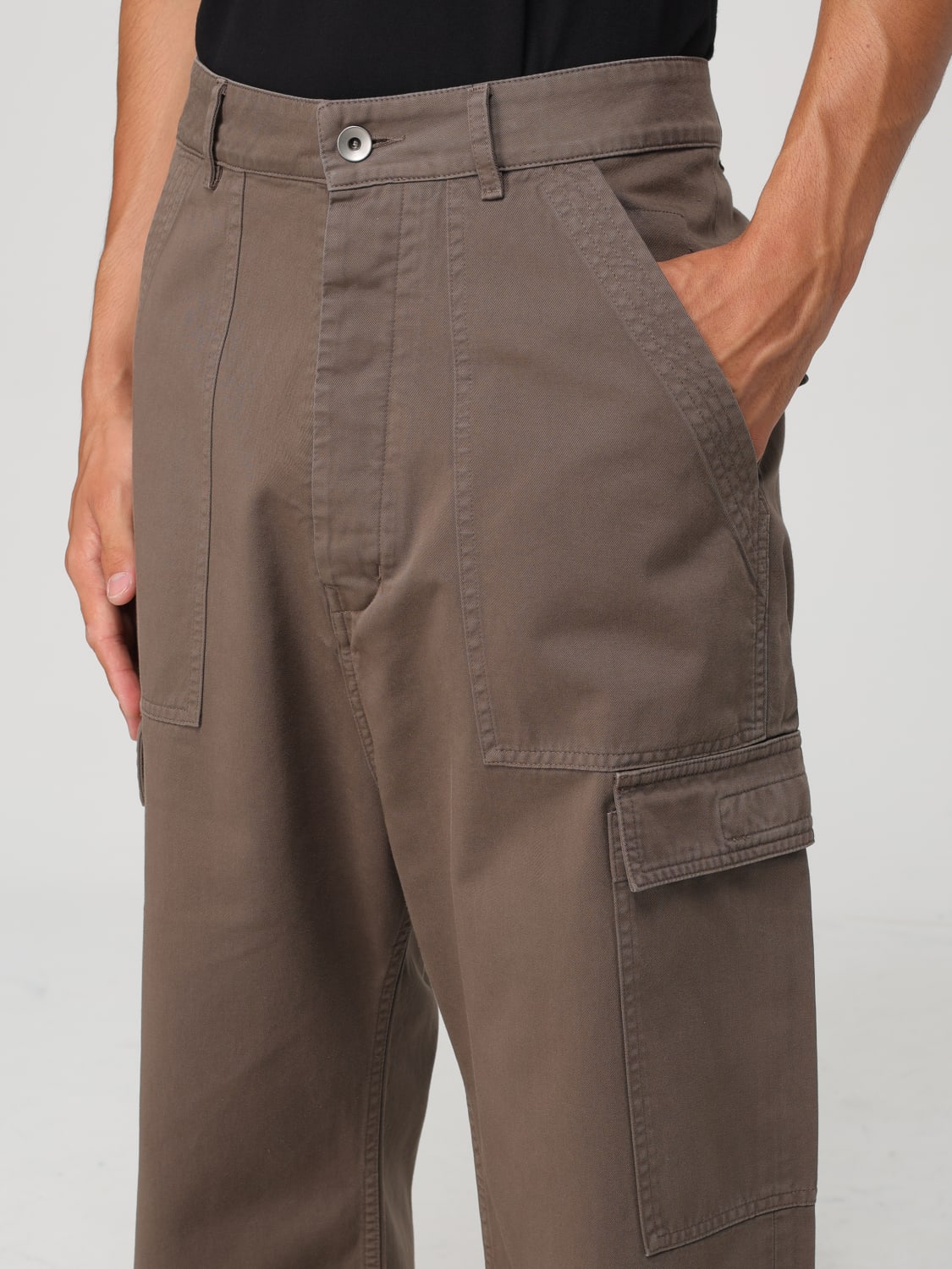 RICK OWENS DRKSHDW PANTS: Pants men Drkshdw, Rust - Img 5