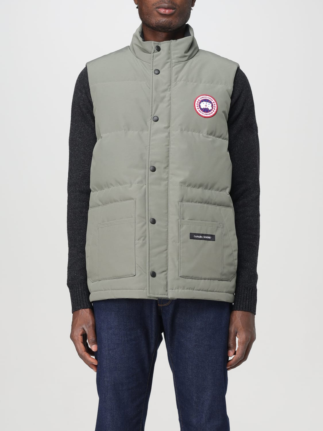 Giglio Gilet Canada Goose in nylon trapuntato