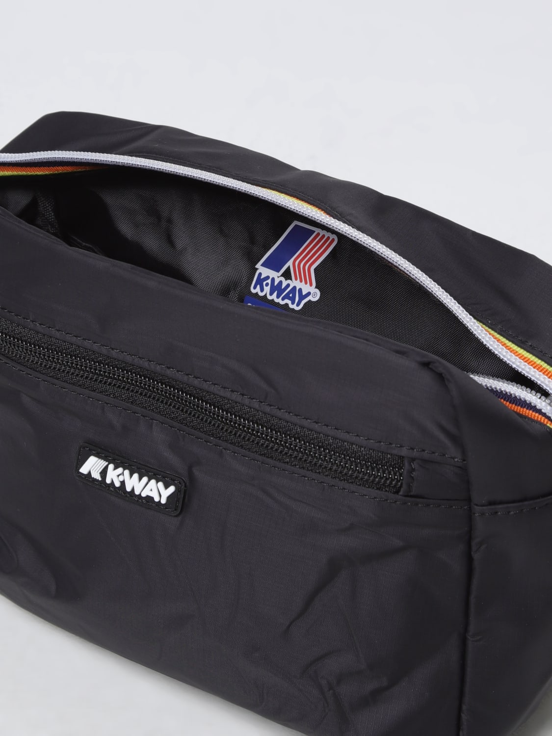 K-WAY BEAUTY ACCESSORIES: Cosmetic case men K-way, Black - Img 3