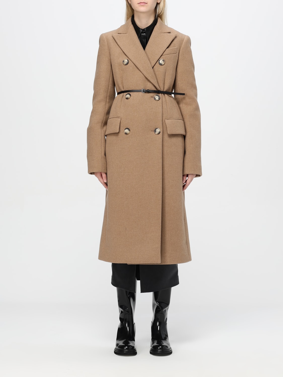 Giglio Cappotto a doppiopetto Sportmax in lana e cashmere