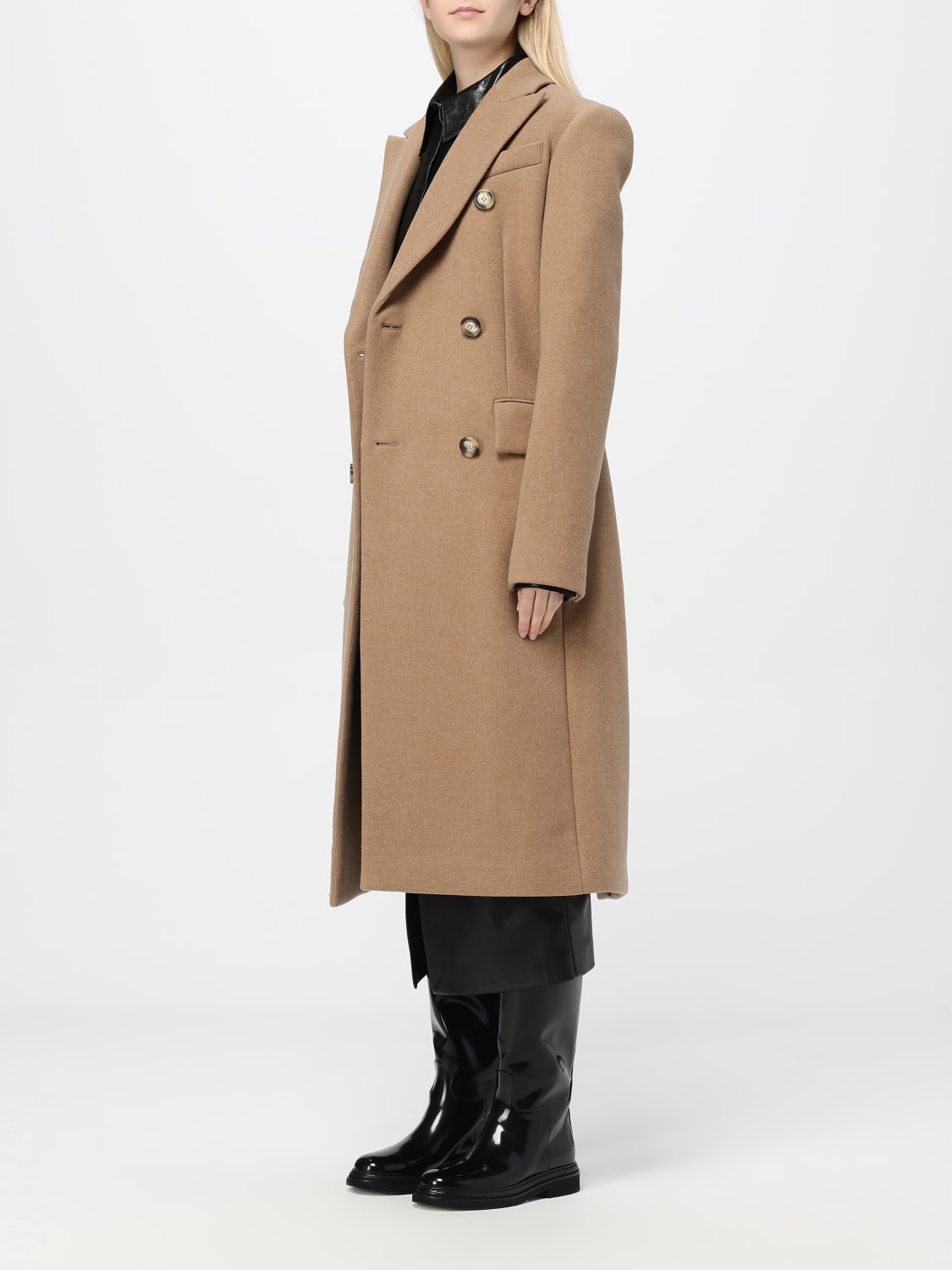 コート SPORTMAX Woman Coat Camel 2422016022600 010 Sportmax Outlet: Coat woman - Camel | Sportmax coat