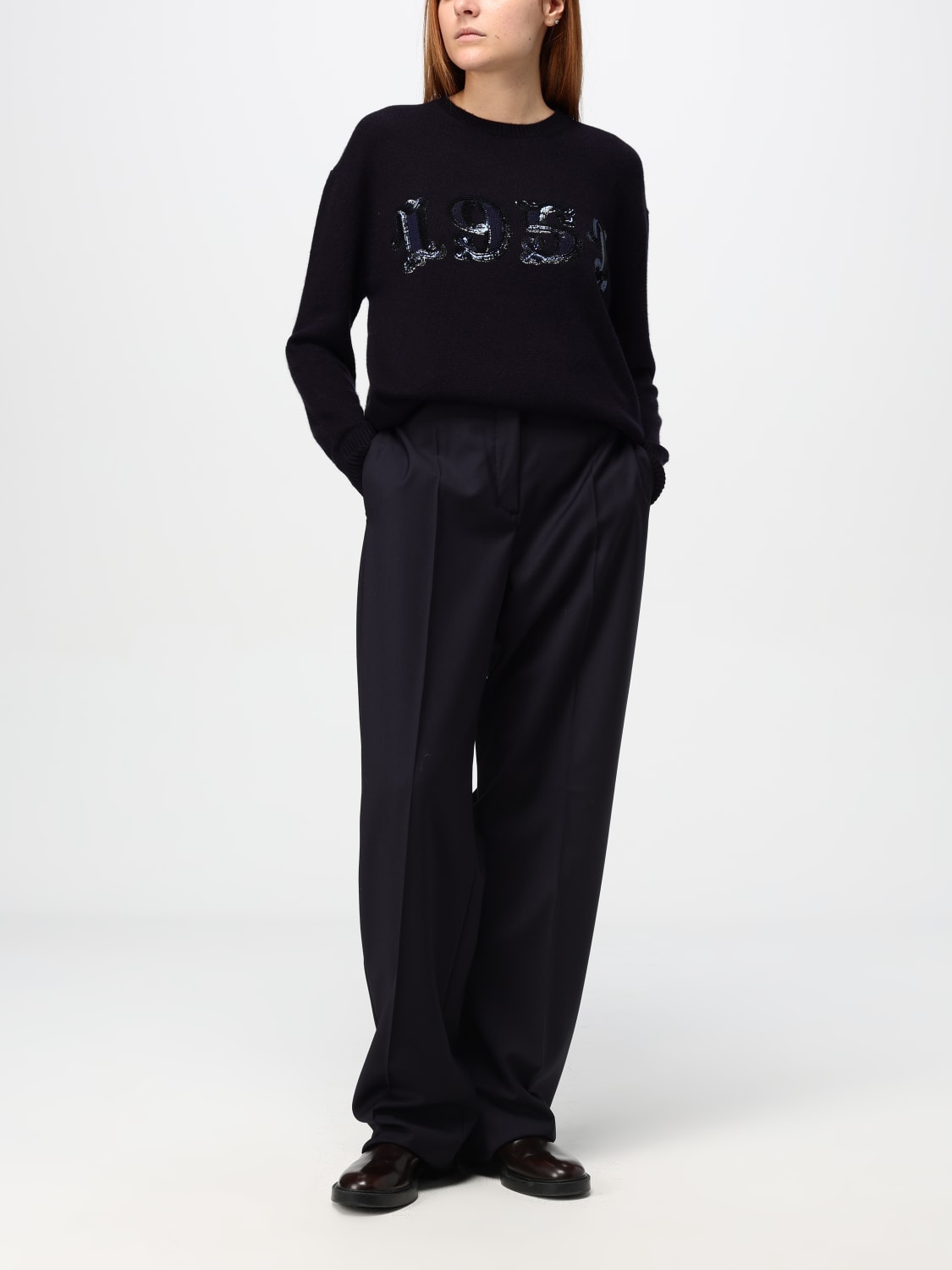 パンツ SPORTMAX Woman Pants Blue 2422136043600 008 Sportmax Outlet: Pants woman - Blue | Sportmax pants