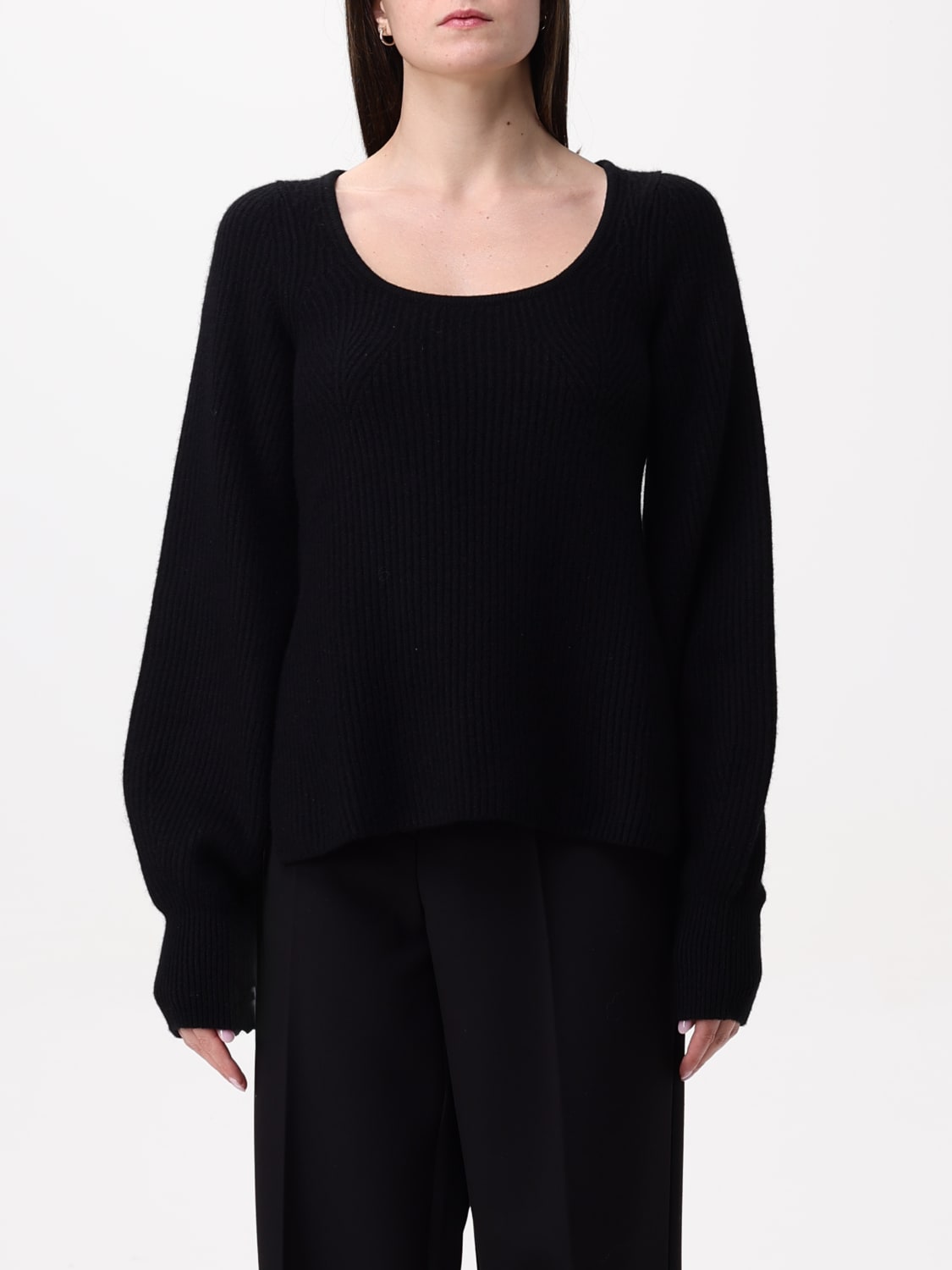 LOU LOU STUDIO MAGLIA: Pullover Lou Lou Studio in cashmere , Nero - Img 1