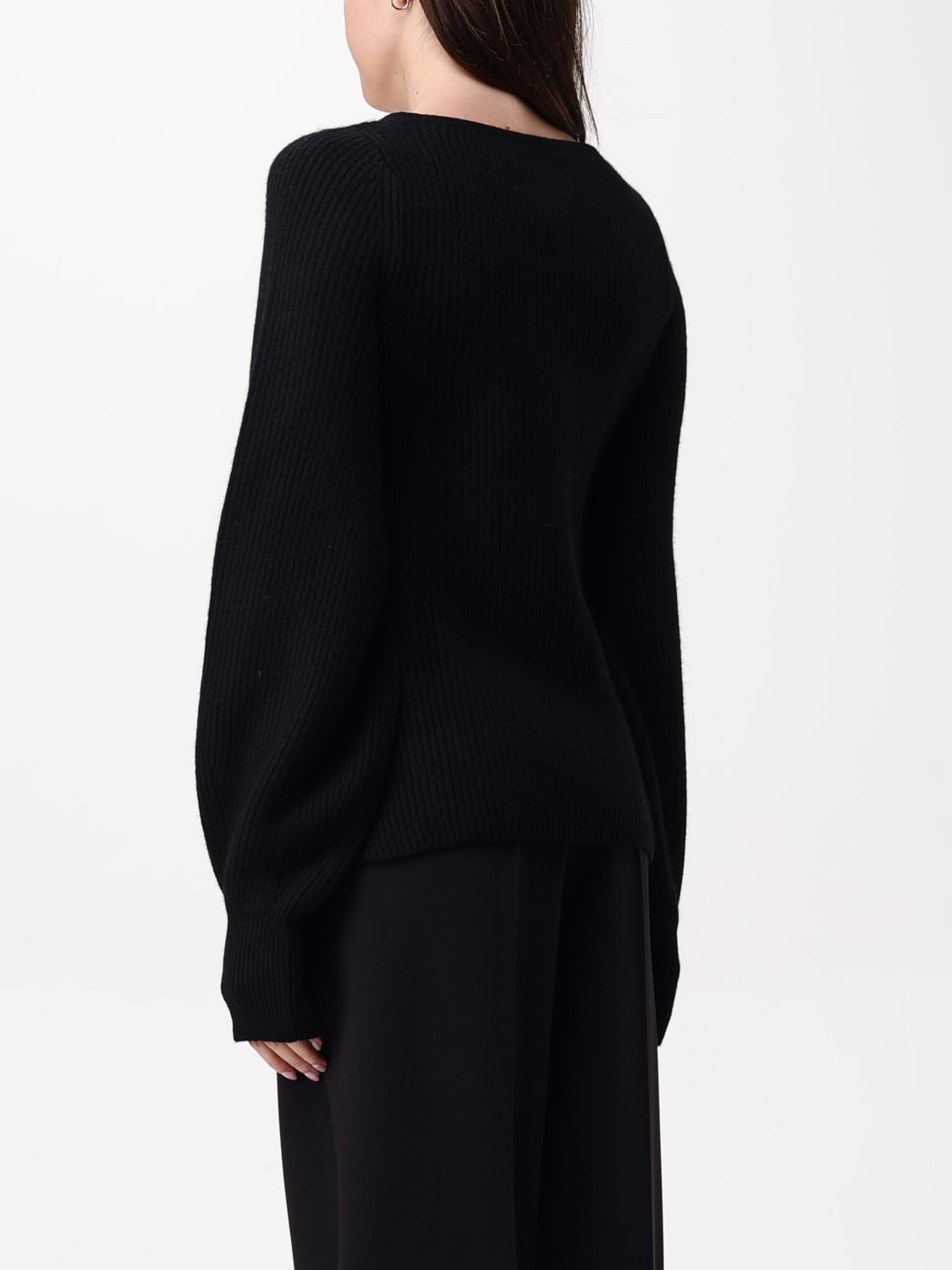 LOU LOU STUDIO MAGLIA: Pullover Lou Lou Studio in cashmere , Nero - Img 2