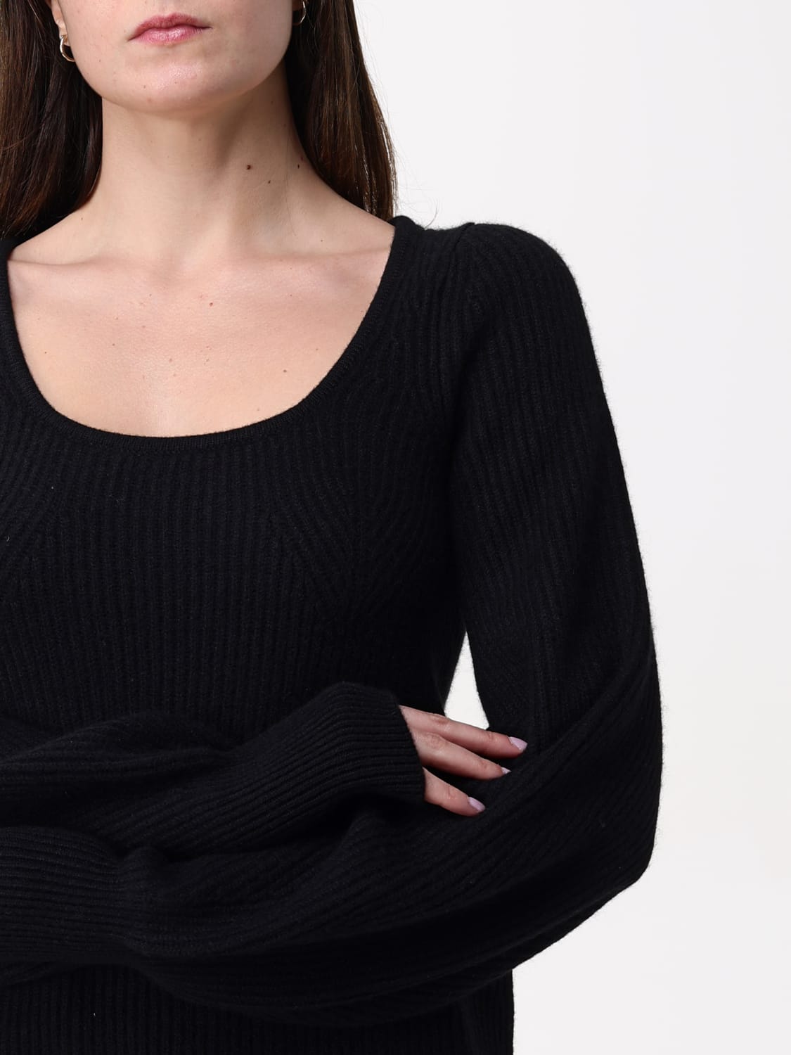 LOU LOU STUDIO MAGLIA: Pullover Lou Lou Studio in cashmere , Nero - Img 3