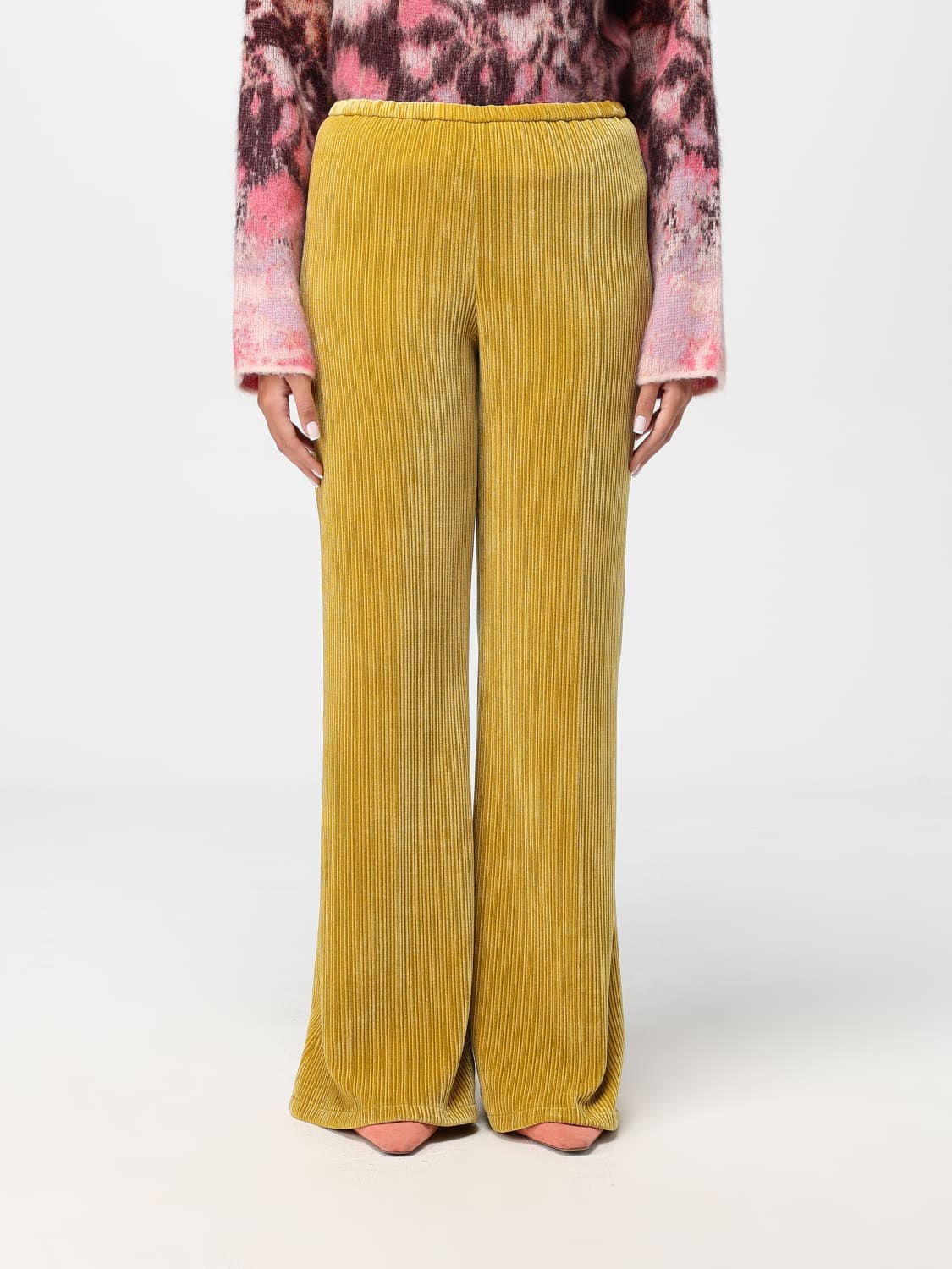 Giglio Pantalone Forte Forte in tessuto elasticizzato