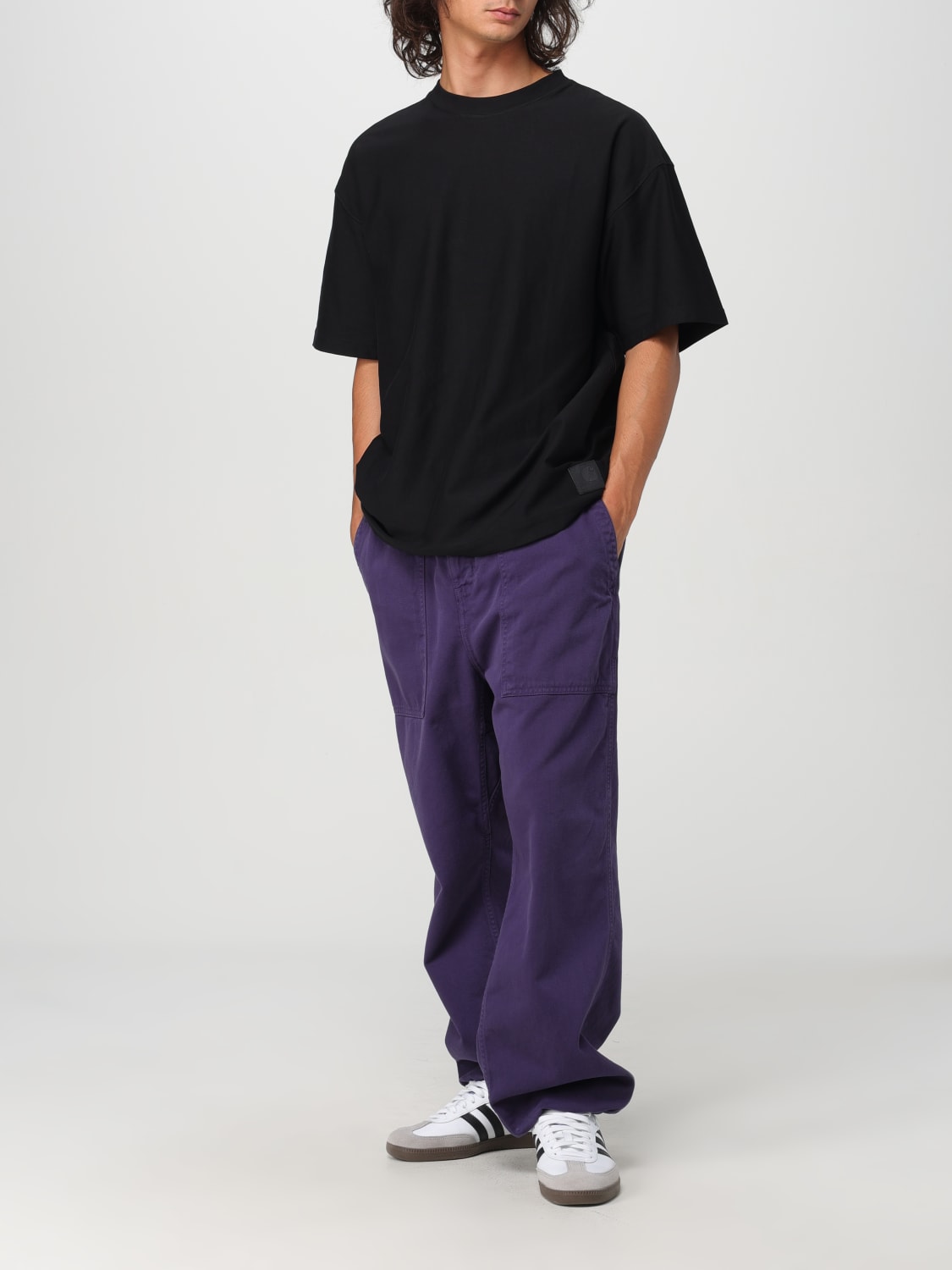 CARHARTT WIP T-SHIRT: T-shirt men Carhartt Wip, Black - Img 2