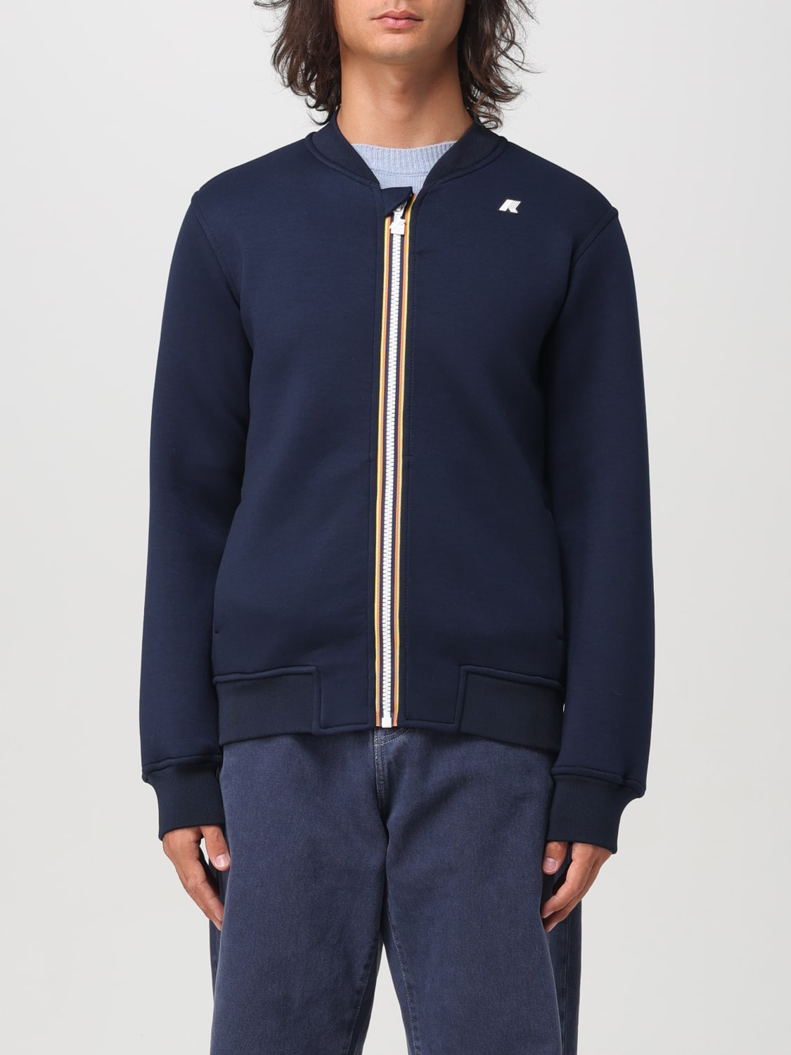 K-WAY SWEATSHIRT: Sweatshirt men K-way, Blue - Img 1