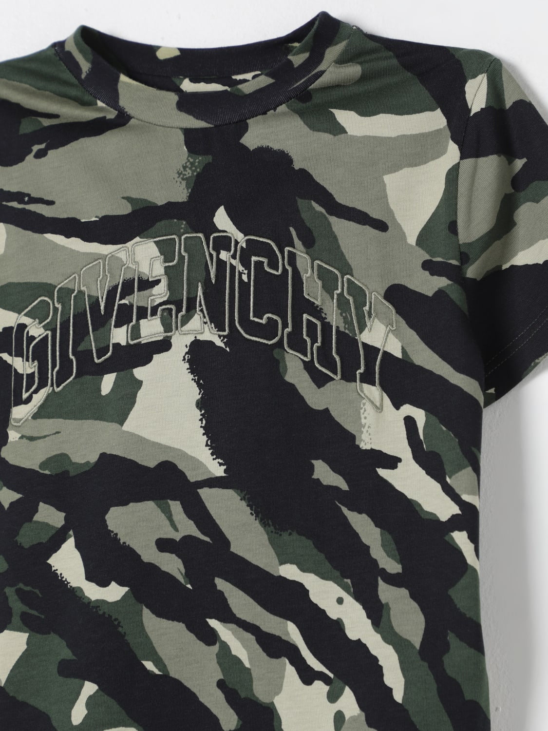 GIVENCHY T-SHIRT: T-shirt kids Givenchy, Green - Img 3