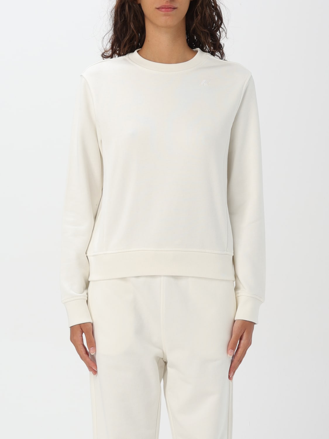 K-WAY SWEATSHIRT: Sweatshirt damen K-way, Weiß - Img 1