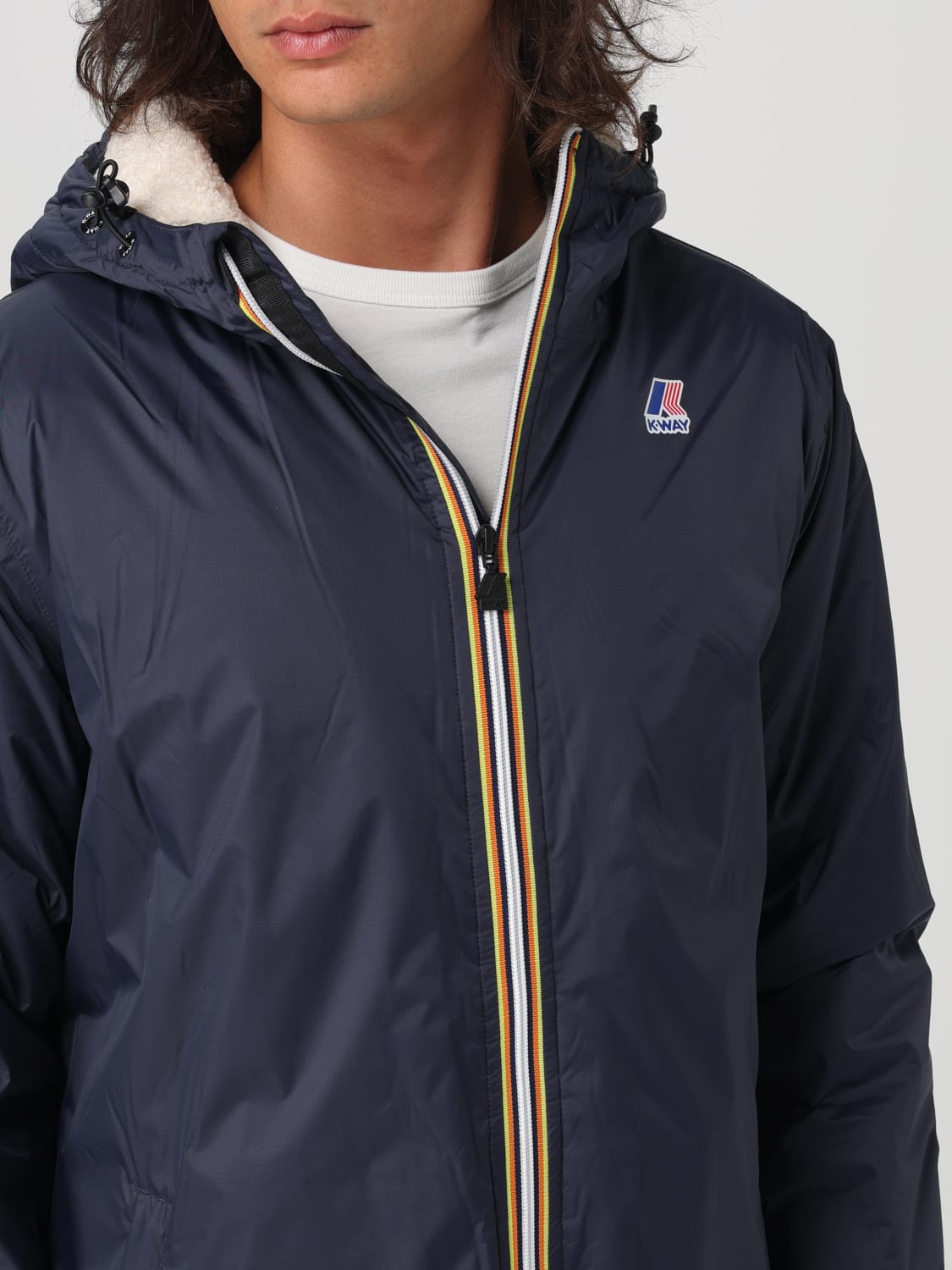 K-WAY VESTE: Veste homme K-way, Bleu - Img 4