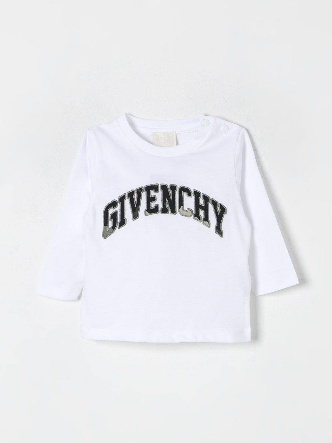 GIVENCHY T-SHIRT: T-shirt kids Givenchy, White - Img 1