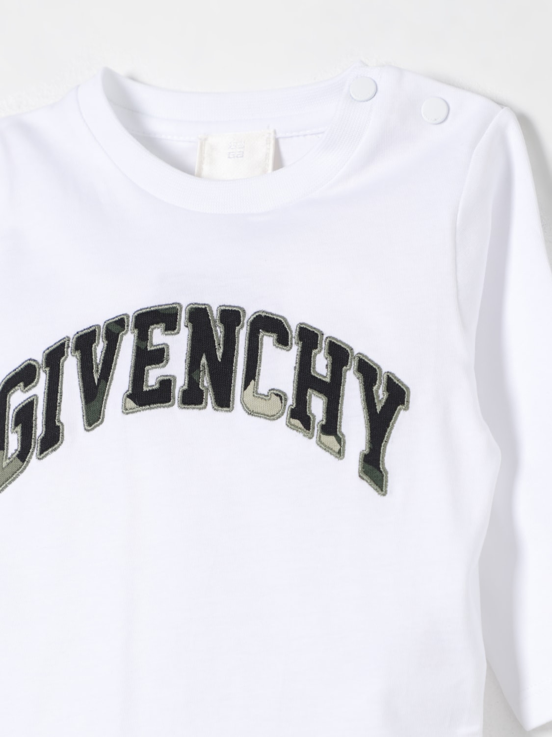 GIVENCHY T-SHIRT: T-shirt kids Givenchy, White - Img 3