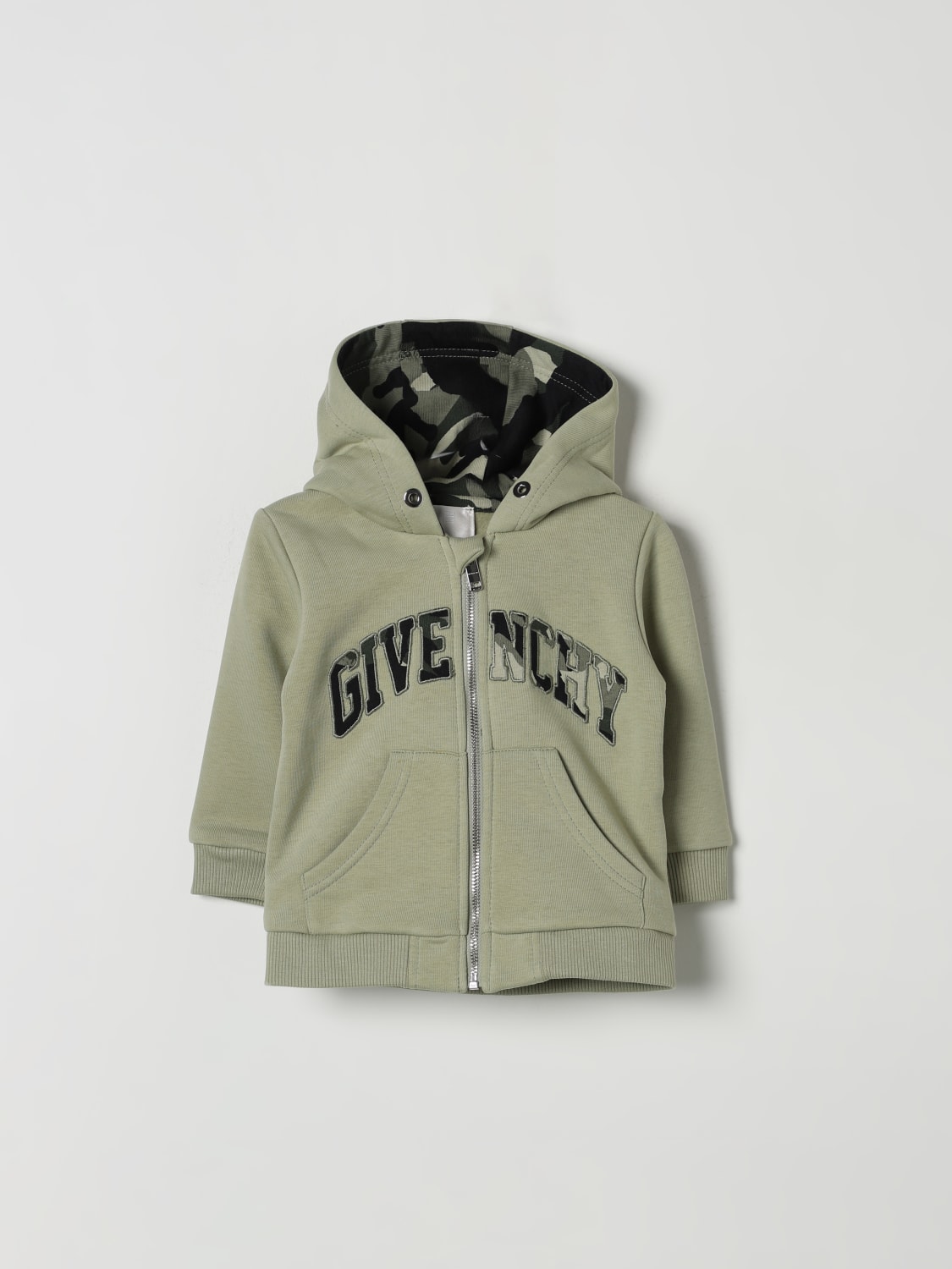 GIVENCHY SWEATER: Sweater kids Givenchy, Green - Img 1