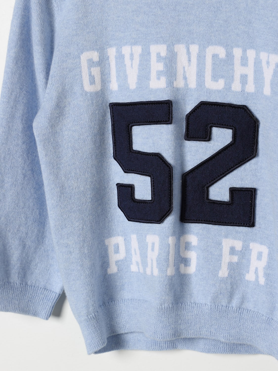 GIVENCHY SWEATER: Sweater kids Givenchy, Gnawed Blue - Img 3