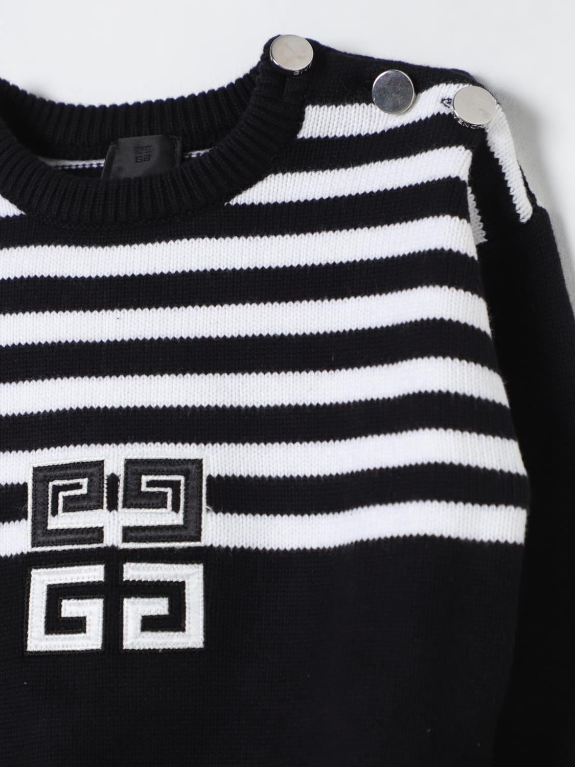 GIVENCHY SWEATER: Sweater kids Givenchy, Black - Img 3