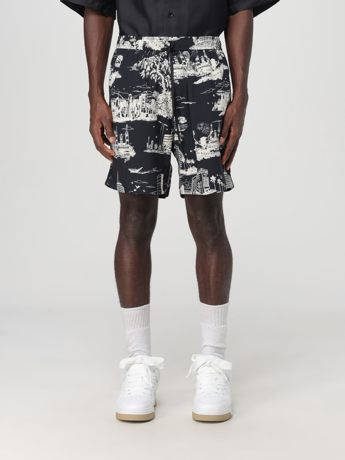 AMIRI SHORT: Short men Amiri, Black - Img 1