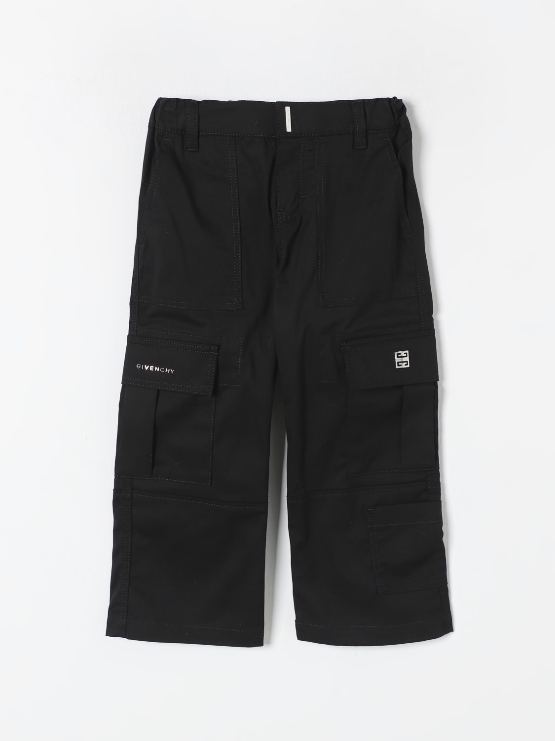 GIVENCHY PANTS: Pants kids Givenchy, Black - Img 1