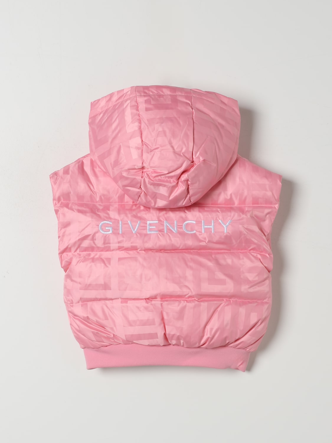 GIVENCHY VESTCOAT: Givenchy girls' vest, Pink - Img 2