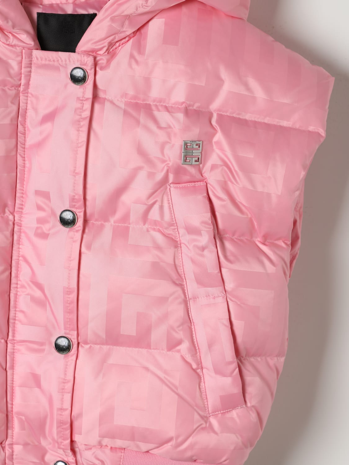 GIVENCHY VESTCOAT: Givenchy girls' vest, Pink - Img 3