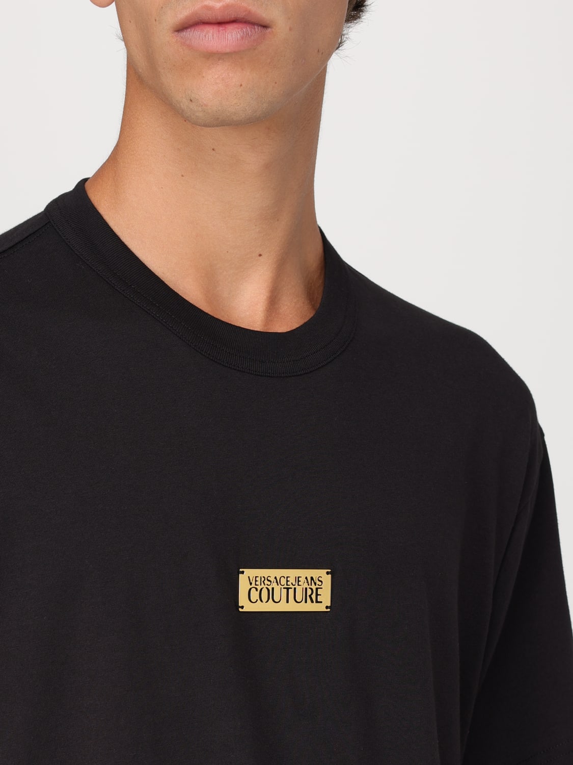 VERSACE JEANS COUTURE CAMISETA: Camiseta hombre Versace Jeans Couture, Negro - Img 3