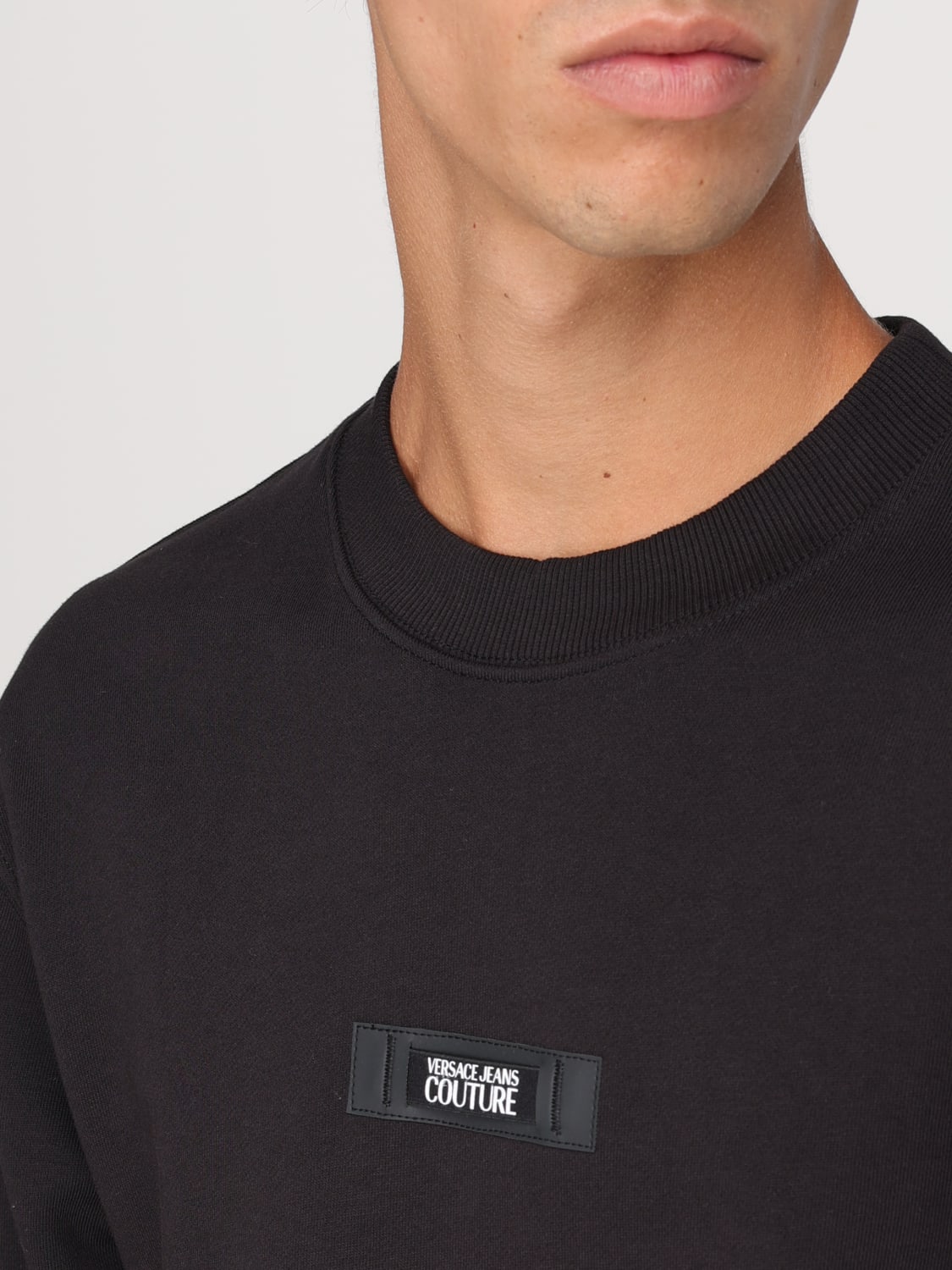 VERSACE JEANS COUTURE SUDADERA: Jersey hombre Versace Jeans Couture, Negro - Img 3