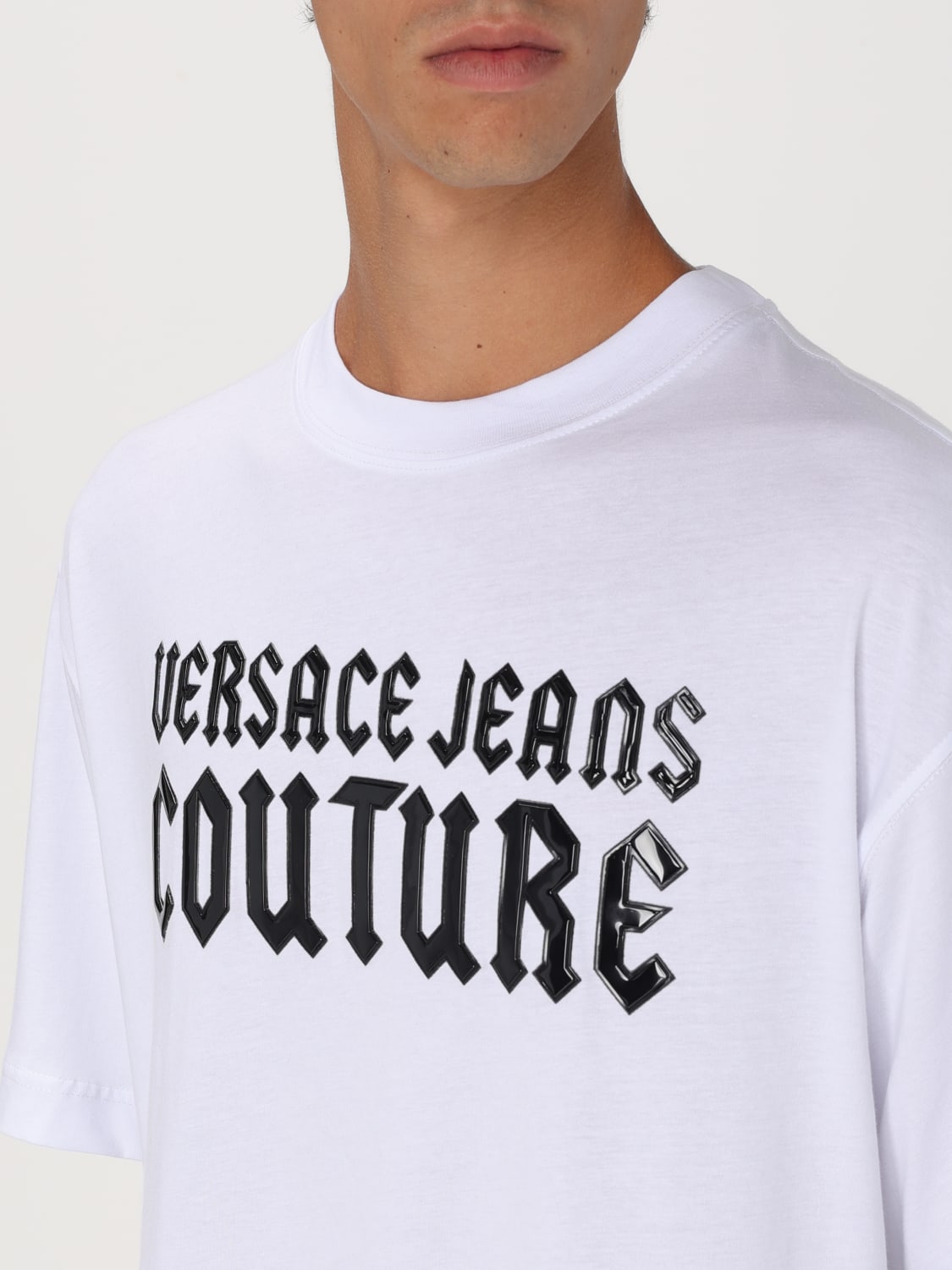 VERSACE JEANS COUTURE T-SHIRT: T-shirt men Versace Jeans Couture, White - Img 3