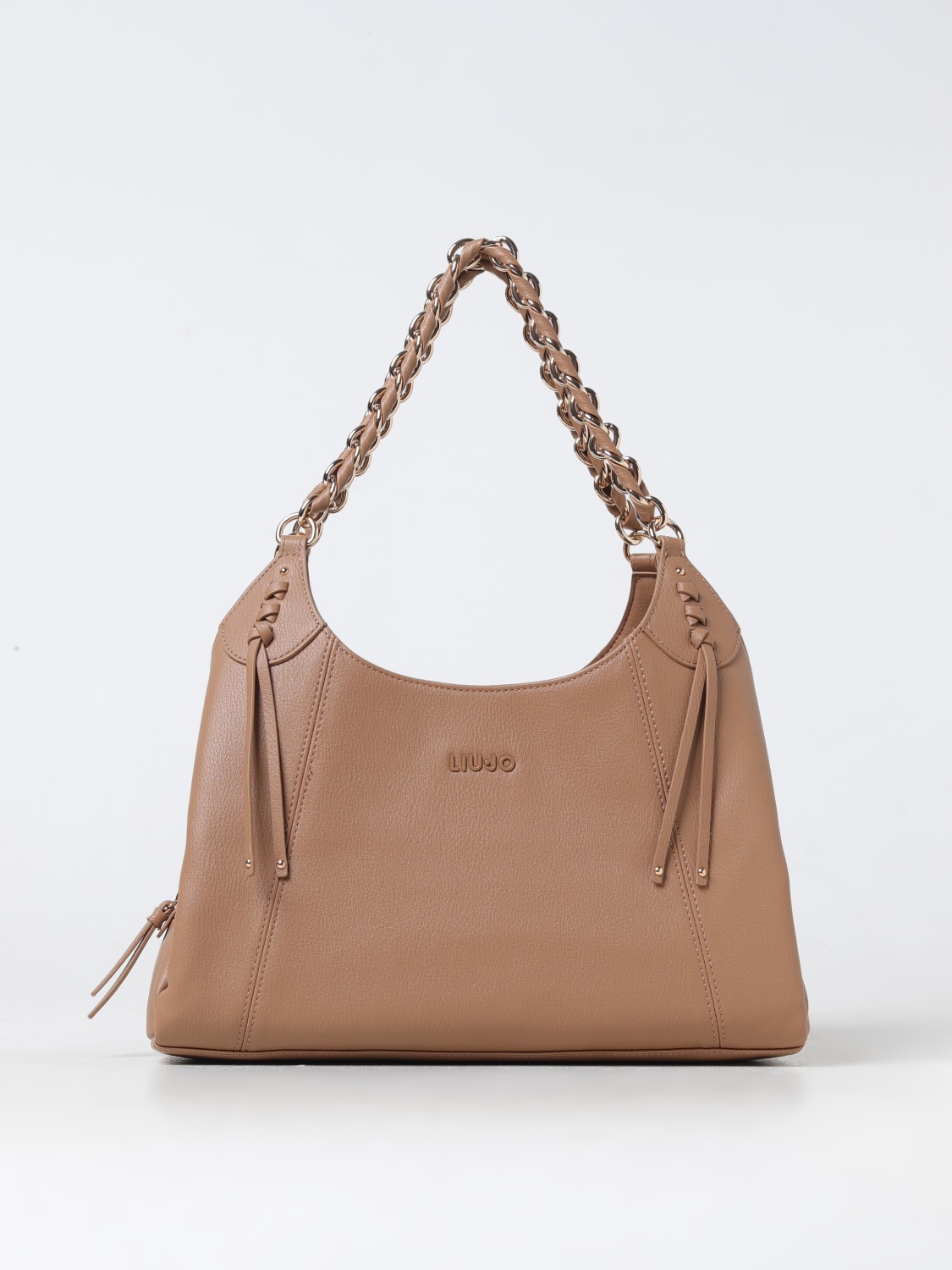 LIU JO SHOULDER BAG: Crossbody bags woman Liu Jo, Beige - Img 1