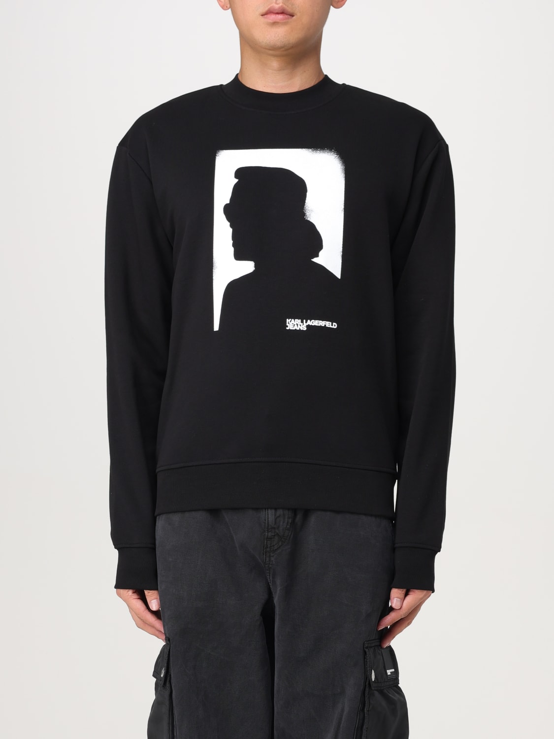 KARL LAGERFELD PULLOVER: Pullover herren Karl Lagerfeld, Schwarz - Img 1