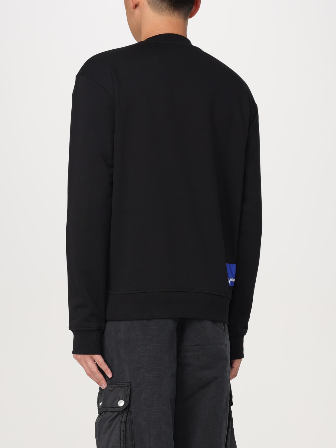 KARL LAGERFELD PULLOVER: Pullover herren Karl Lagerfeld, Schwarz - Img 2