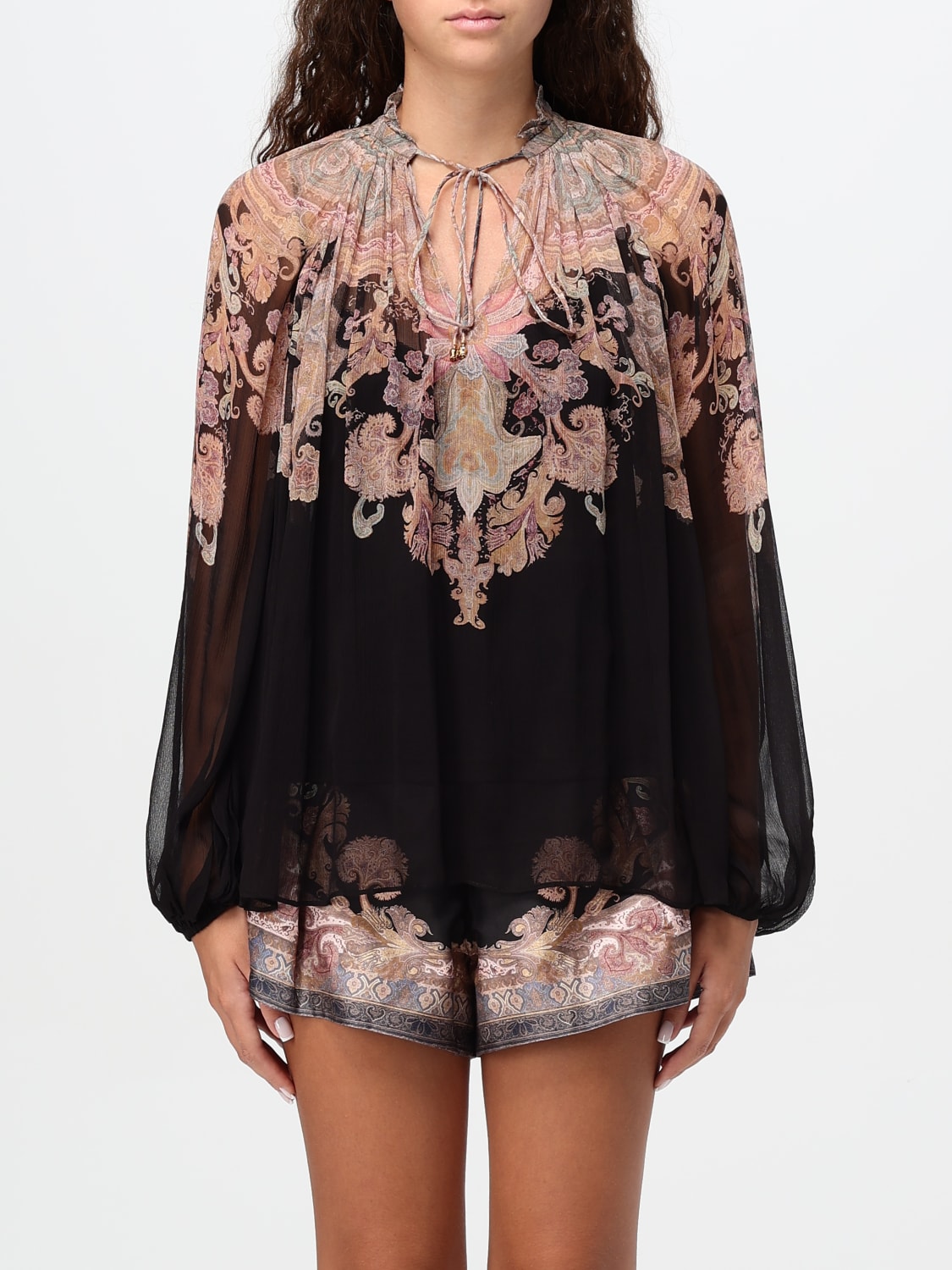 ZIMMERMANN TOP: Shirt woman Zimmermann, Black - Img 1