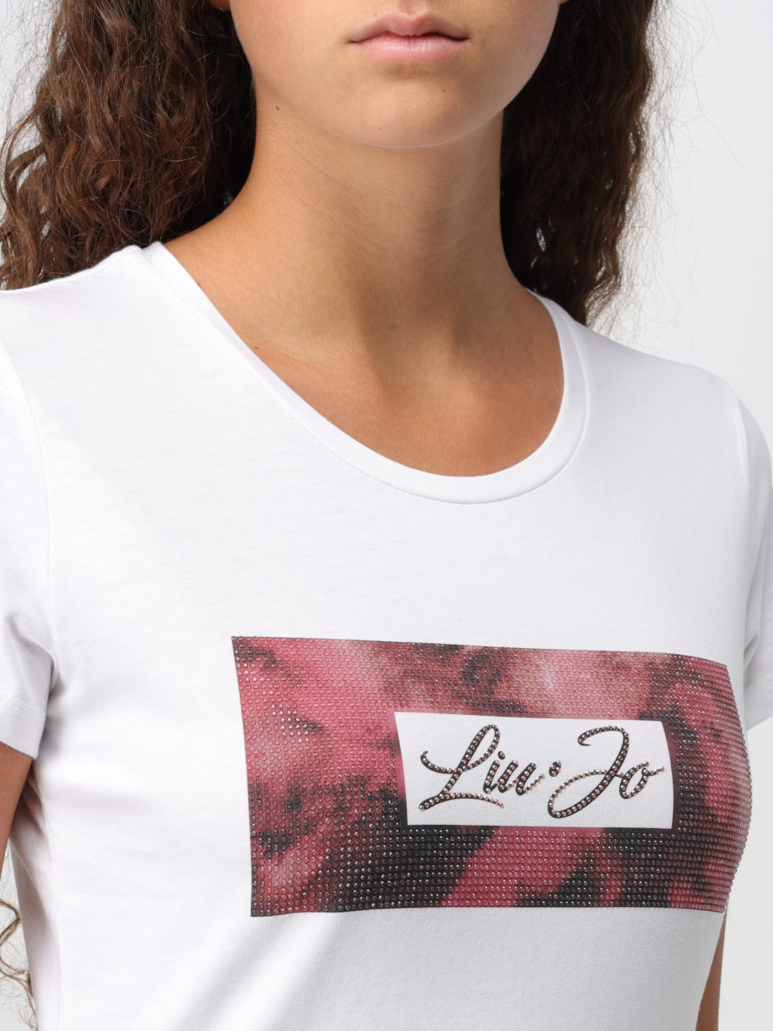 LIU JO T-SHIRT: T-shirt woman Liu Jo, White - Img 3