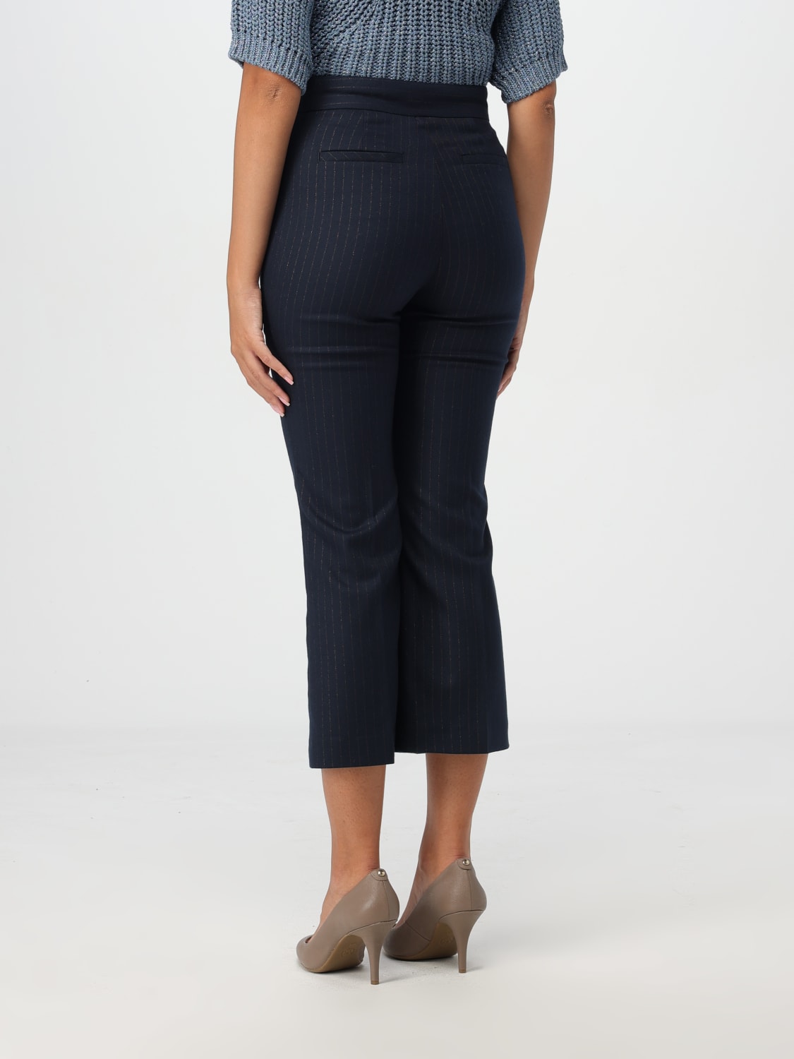 LIU JO PANTS: Pants woman Liu Jo, Blue - Img 2