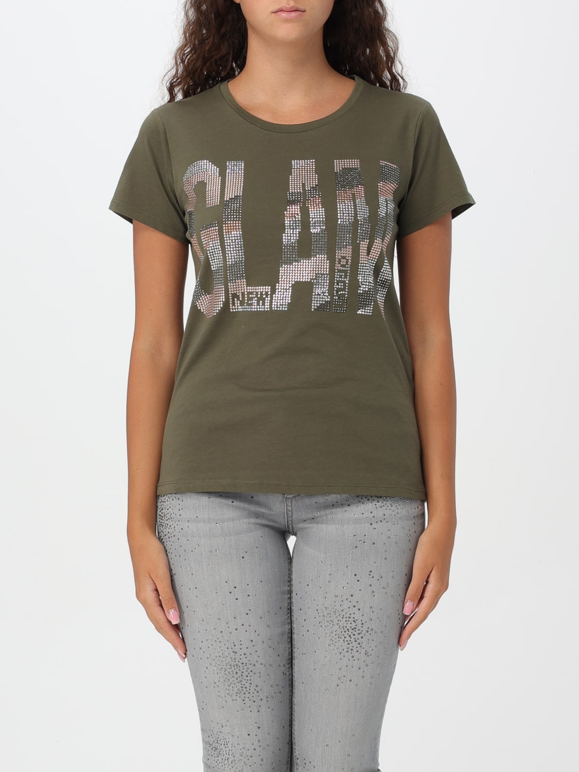 LIU JO T-SHIRT: T-shirt woman Liu Jo, Green - Img 1