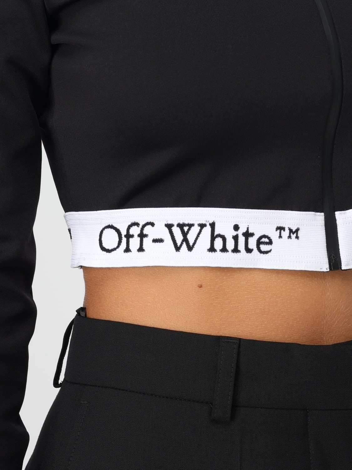 OFF-WHITE TOP: Top woman Off-white, Black - Img 4