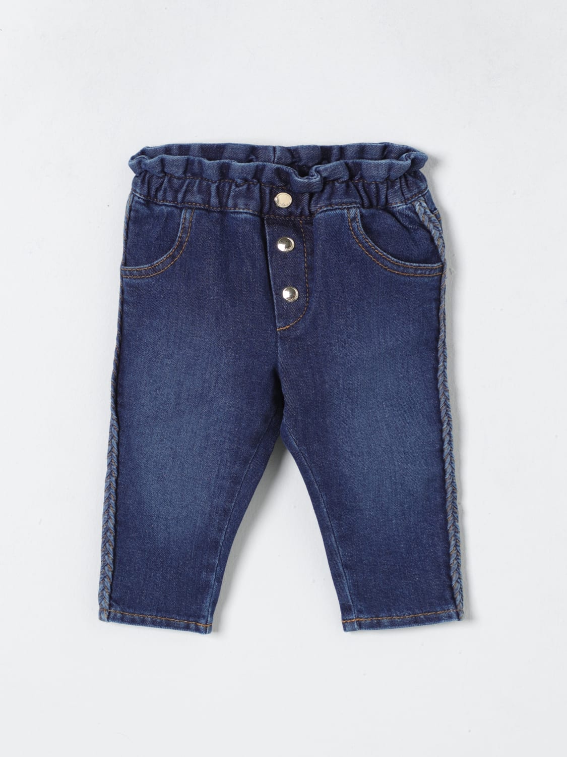 CHLOÉ JEANS: Jeans kids ChloÉ, Blue - Img 1