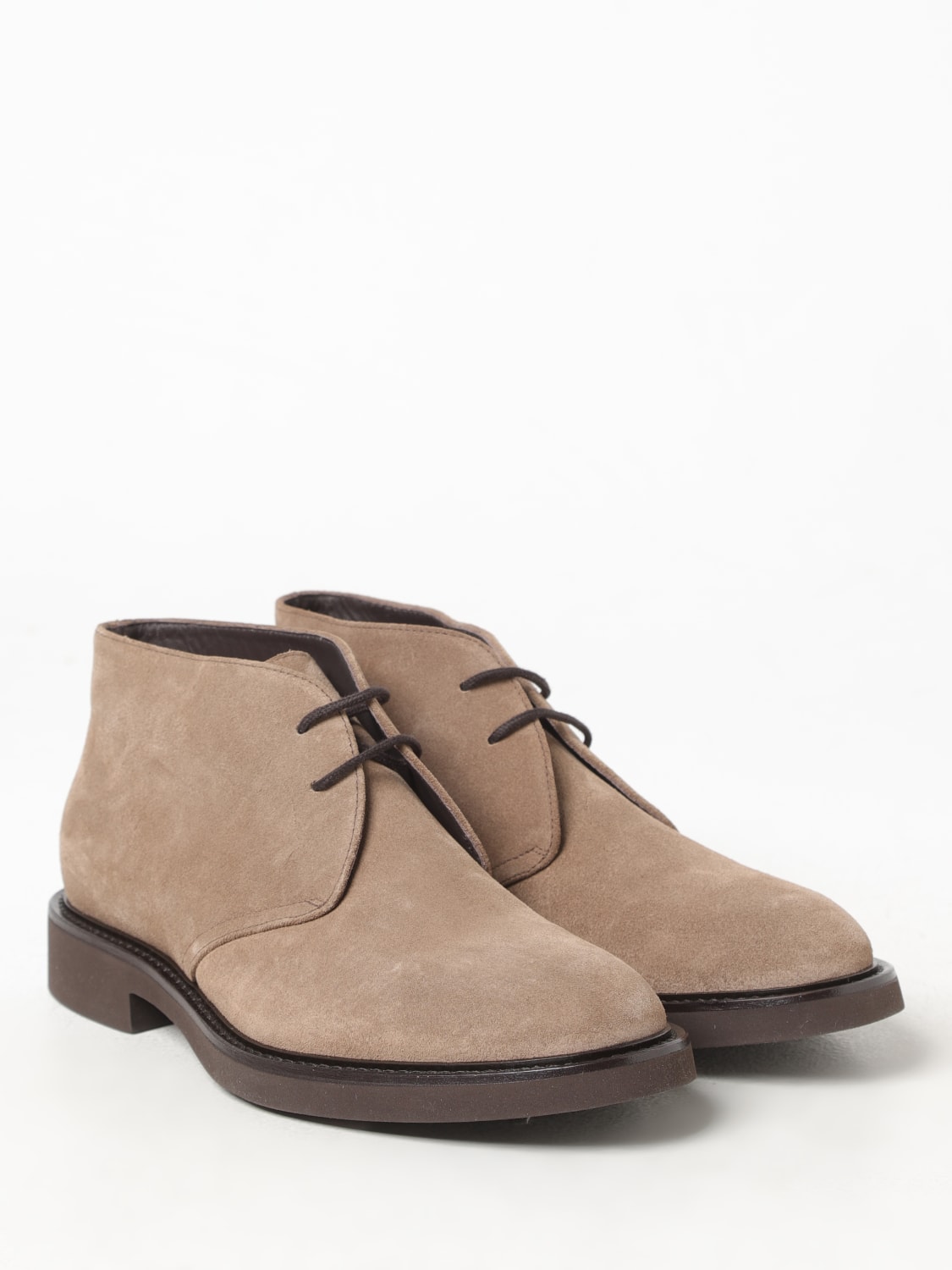 DOUCAL'S CHUKKA BOOTS: Boots men Doucal's, Brown - Img 2