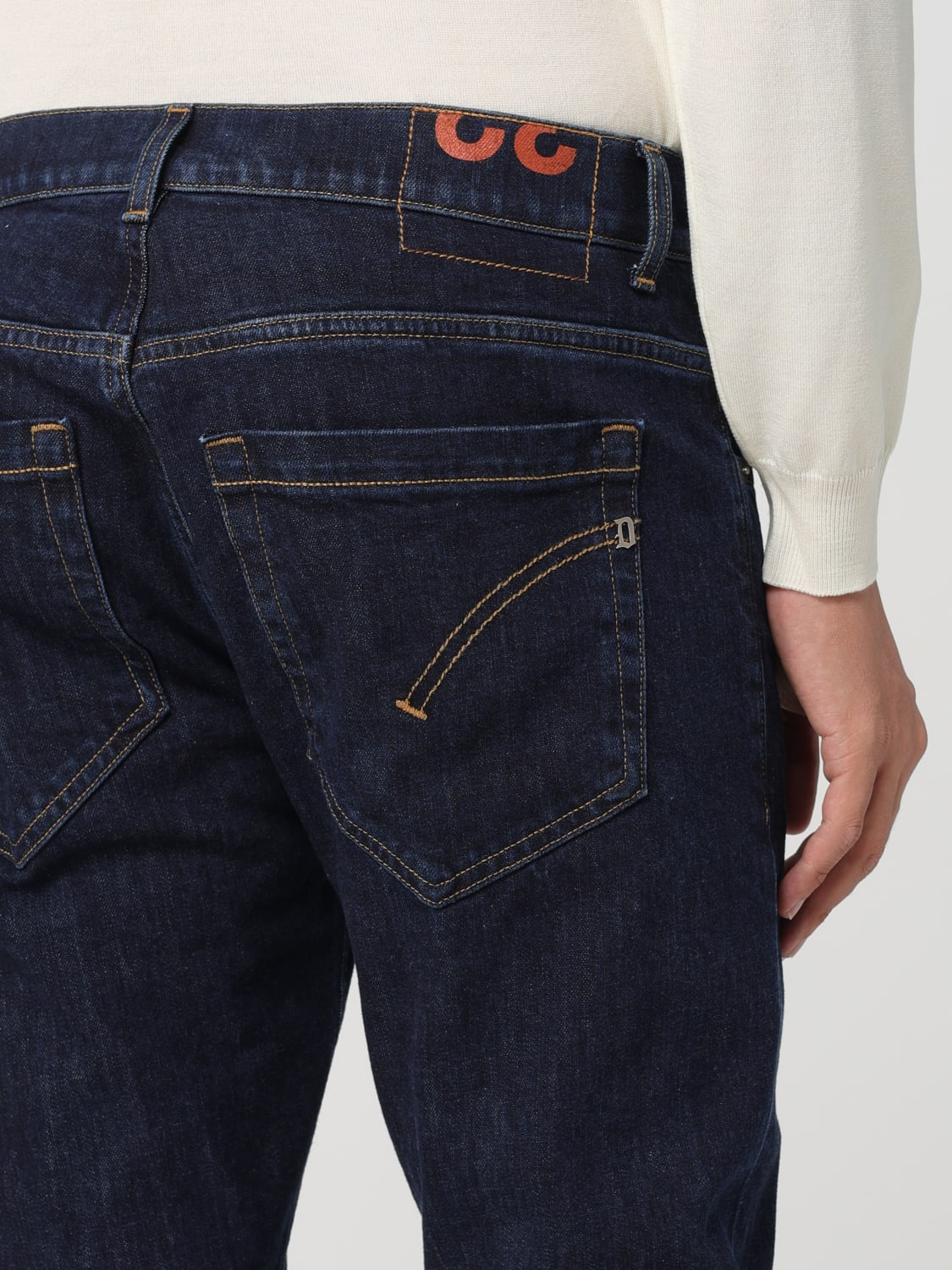 DONDUP JEANS: Jeans Dondup in denim di cotone , Blue - Img 3