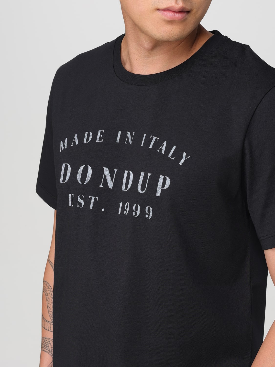 DONDUP T-SHIRT: T-shirt men Dondup, Black - Img 3